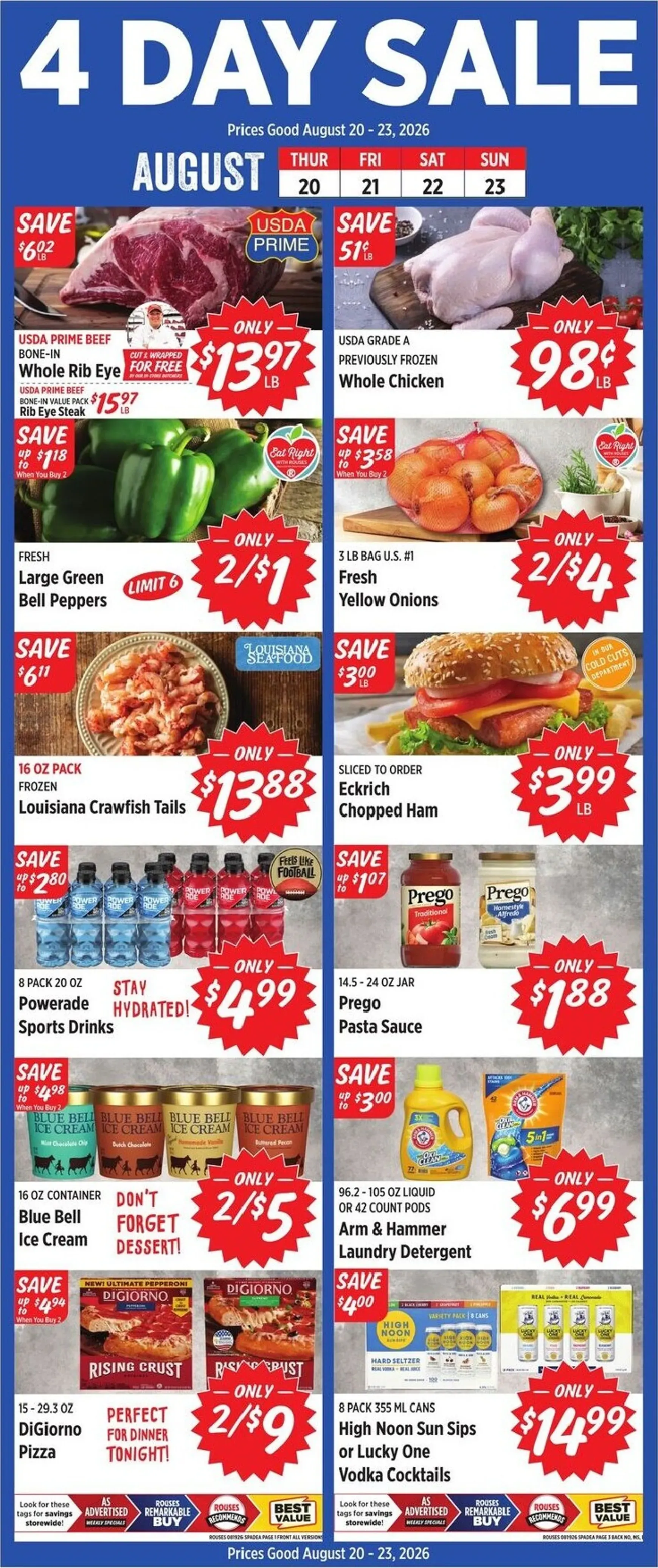 Weekly ad Current Rouses Markets leaflet valid from Wednesday 08/19/2026 to Wednesday 08/26/2026 from August 19 to August 26 2026 - Page 2