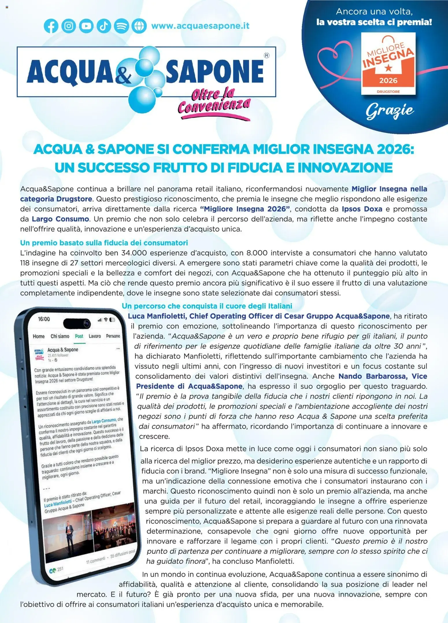 Acqua e Sapone volantino dal 30/08/2026 - online Offerte da 30 agosto a 19 settembre di 2026 - Pagina del volantino 14