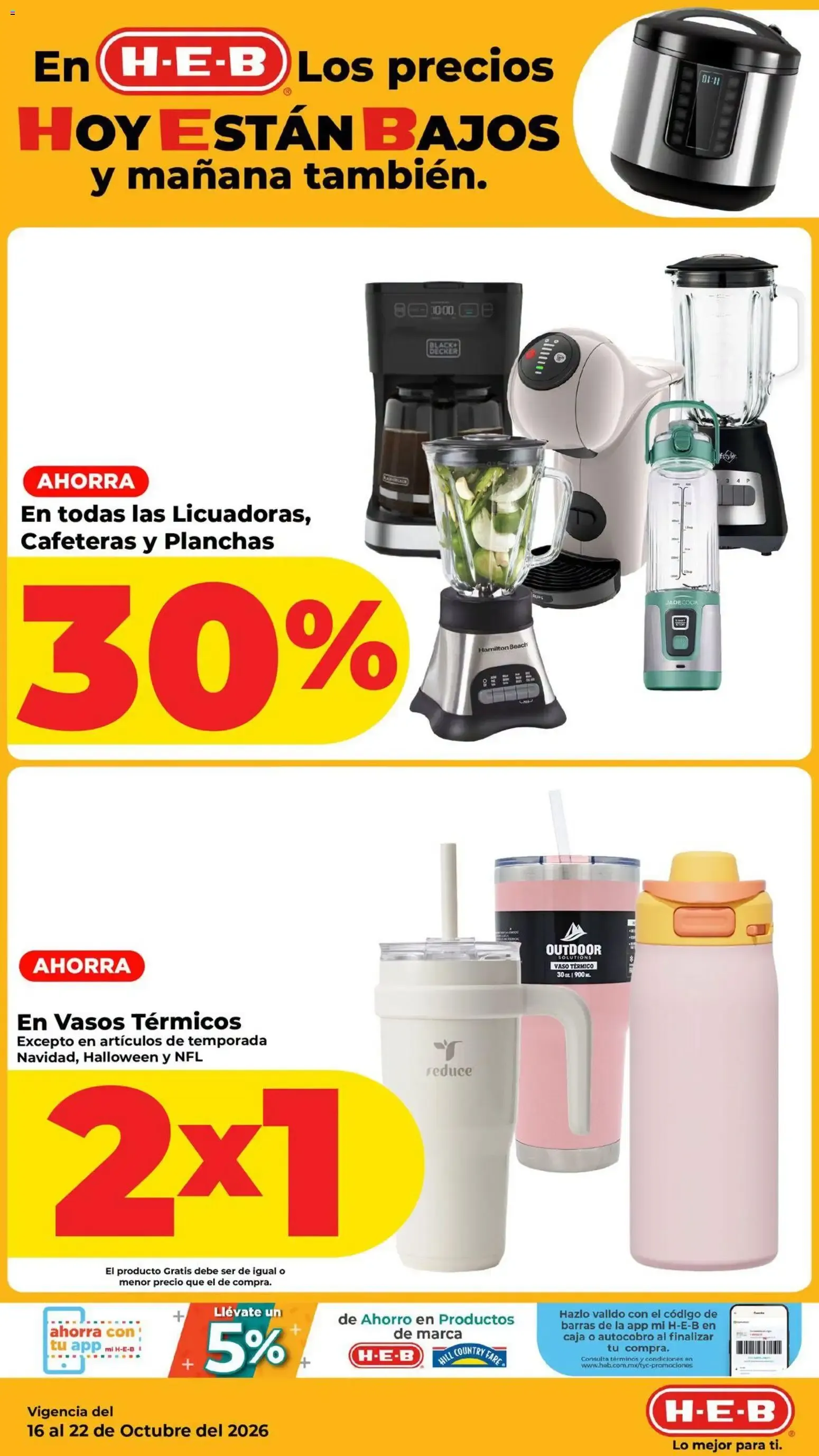 Catálogo de En H-E-B Los precios HOY ESTÁN BAJOS y mañana también. 16 de octubre al 19 de octubre 2026 - Pagina 9