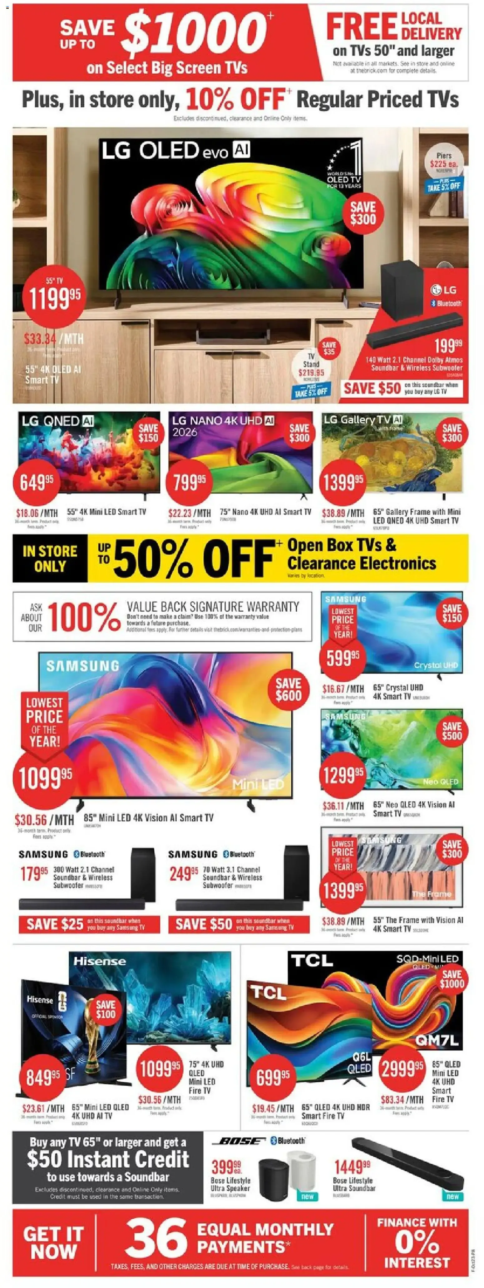 The Brick weekly flyer / circulaire from Oct 22, 2026 > weekly specials & deals from October 22 to October 26 2026 - flyer page 19