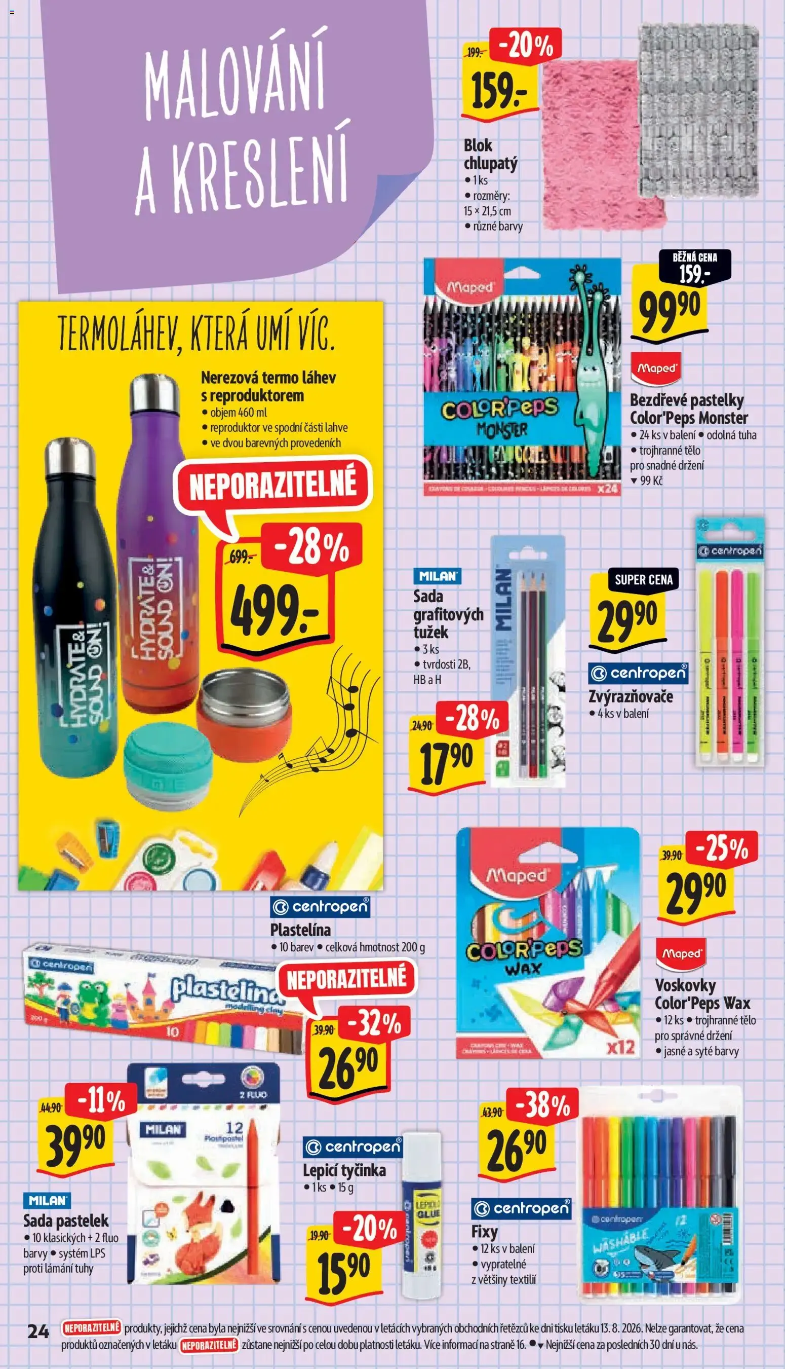 Albert leták - Supermarket od 19.08.2026 - Akční leták - 19. srpna 25. srpna 2026 - Page 36