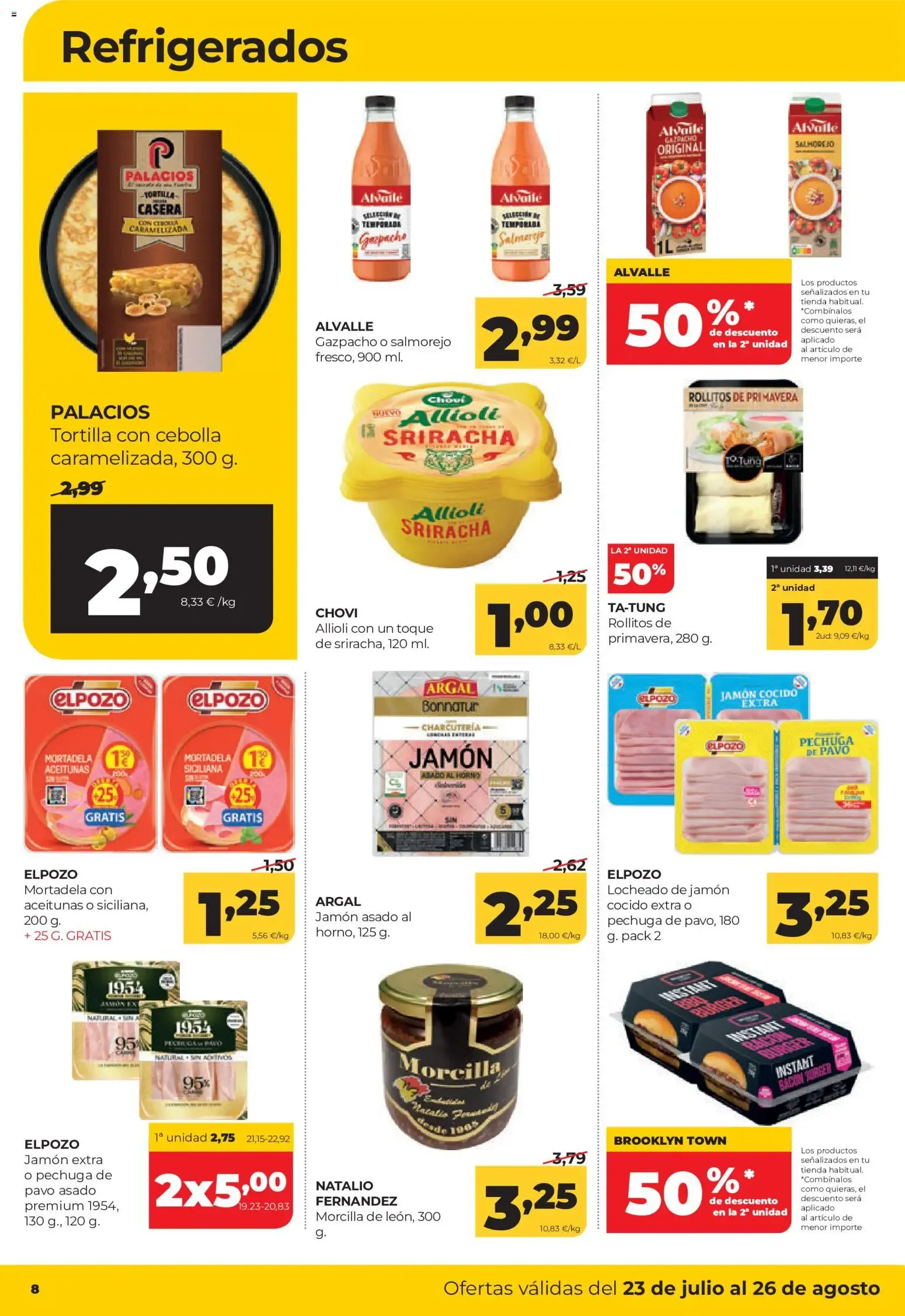 Catálogo de Alimerka folleto Asturias del 23/07/2026 | Catálogo 23 de julio al 26 de agosto 2026 - Página 8