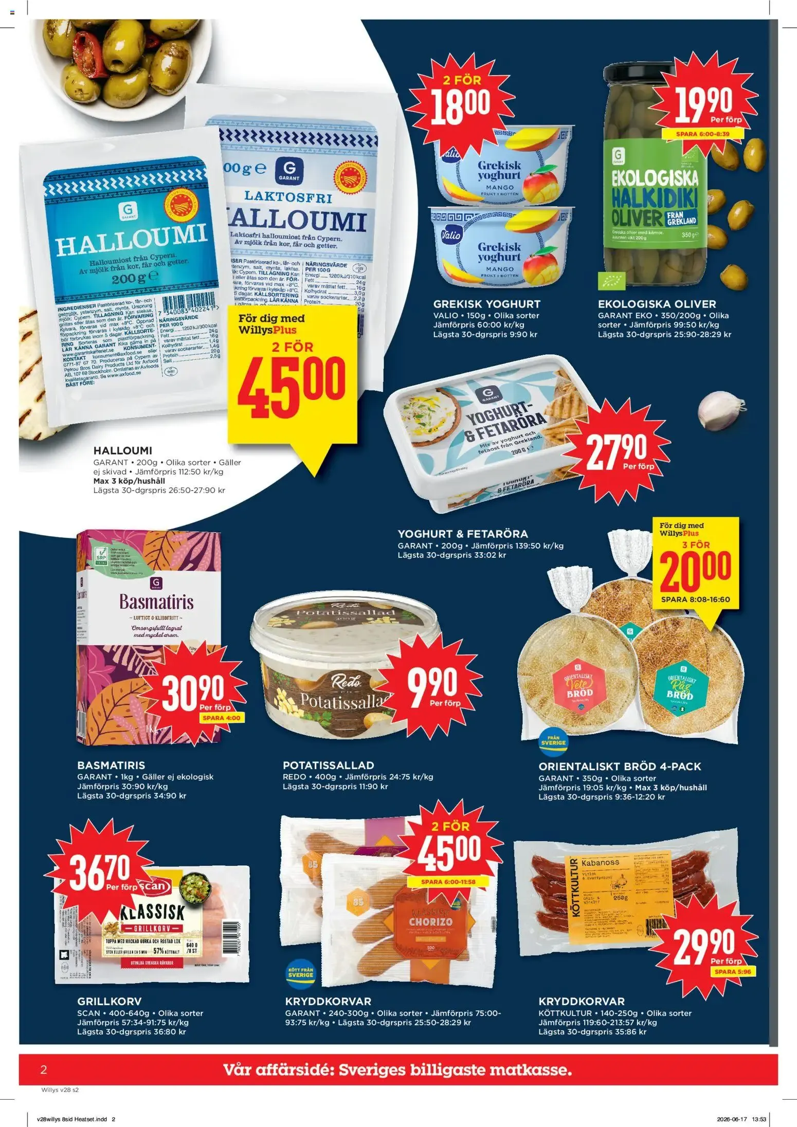 Willys erbjudanden från 06/07/2026 - 12/07/2026 > Reklamblad nuvarande rabatter från 6 juli till 12 juli 2026 - Reklamblad sidor 2