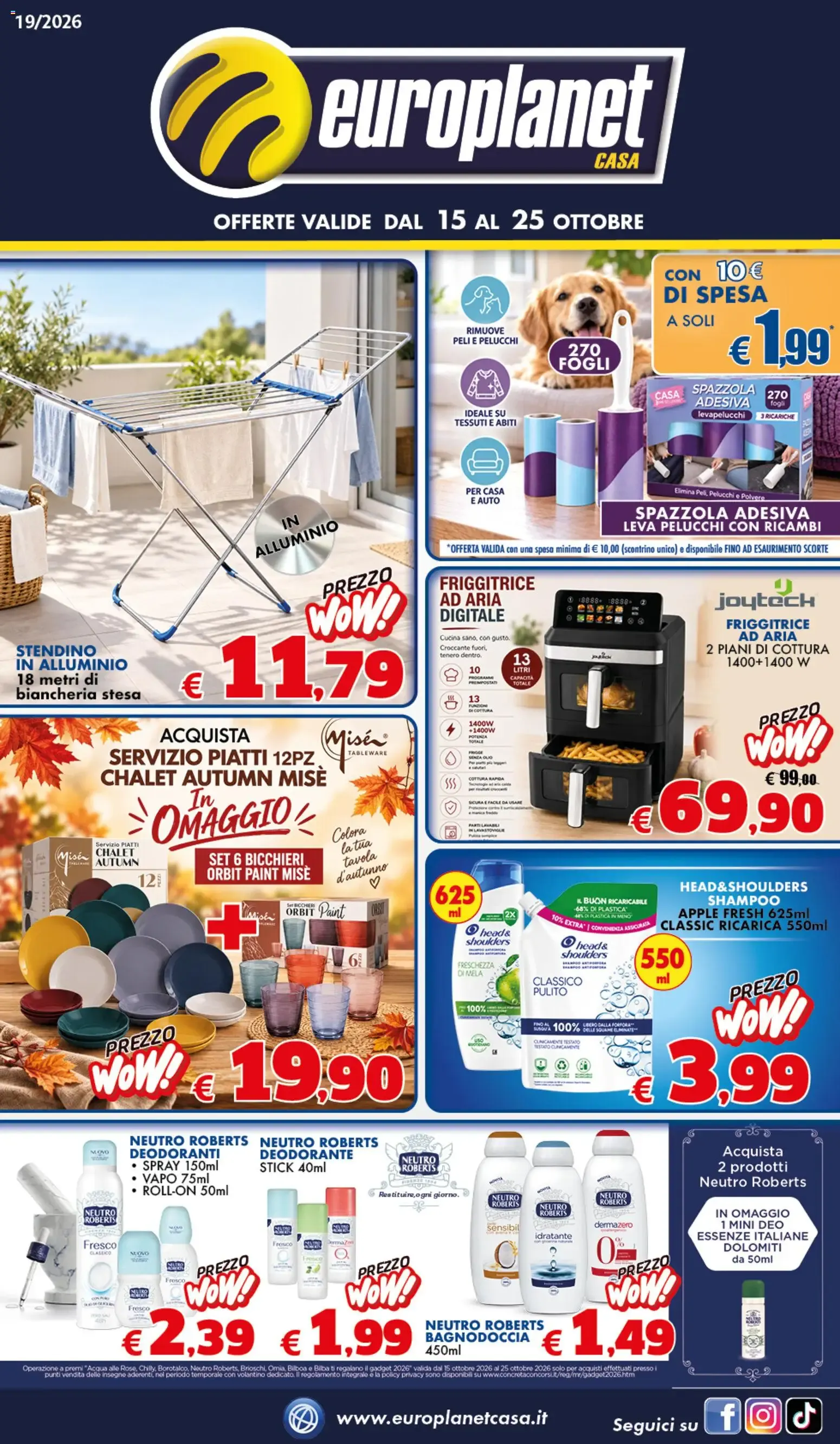 Offerte Europlanet Casa da 15 ottobre a 25 ottobre di 2026 - Pagina del volantino 1