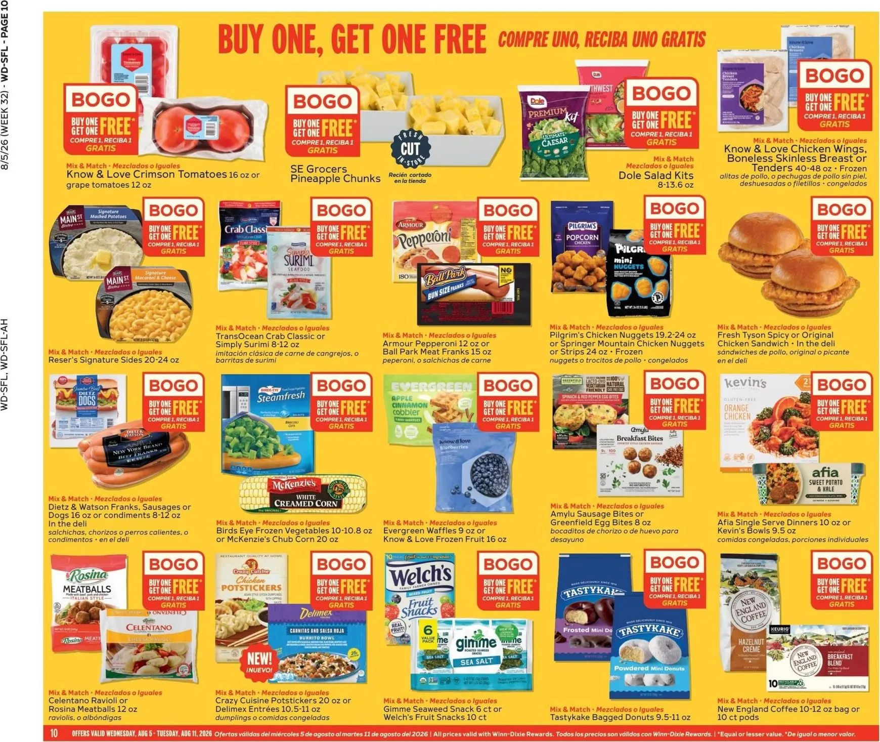 Weekly ad Current Winn-Dixie leaflet valid from Wednesday 08/05/2026 to Tuesday 08/11/2026 from August 5 to August 11 2026 - Page 10