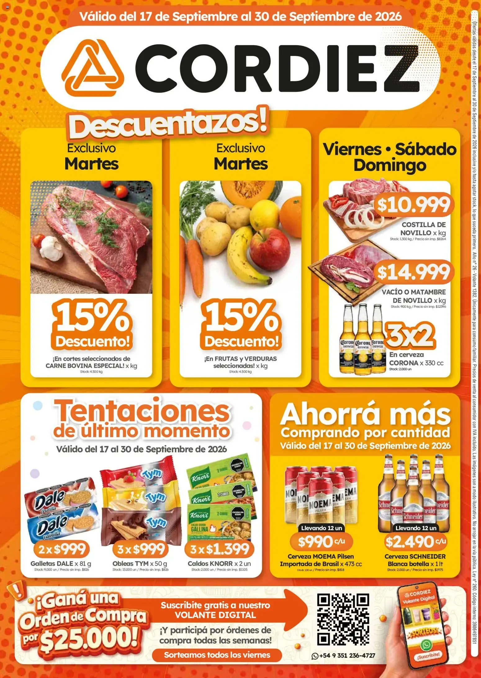 Ofertas de Cordiez Ofertas || del 17/09/2026 - 30/09/2026 || Catálogo 17 de septiembre al 30 de septiembre 2026 - Página 8 del catálogo