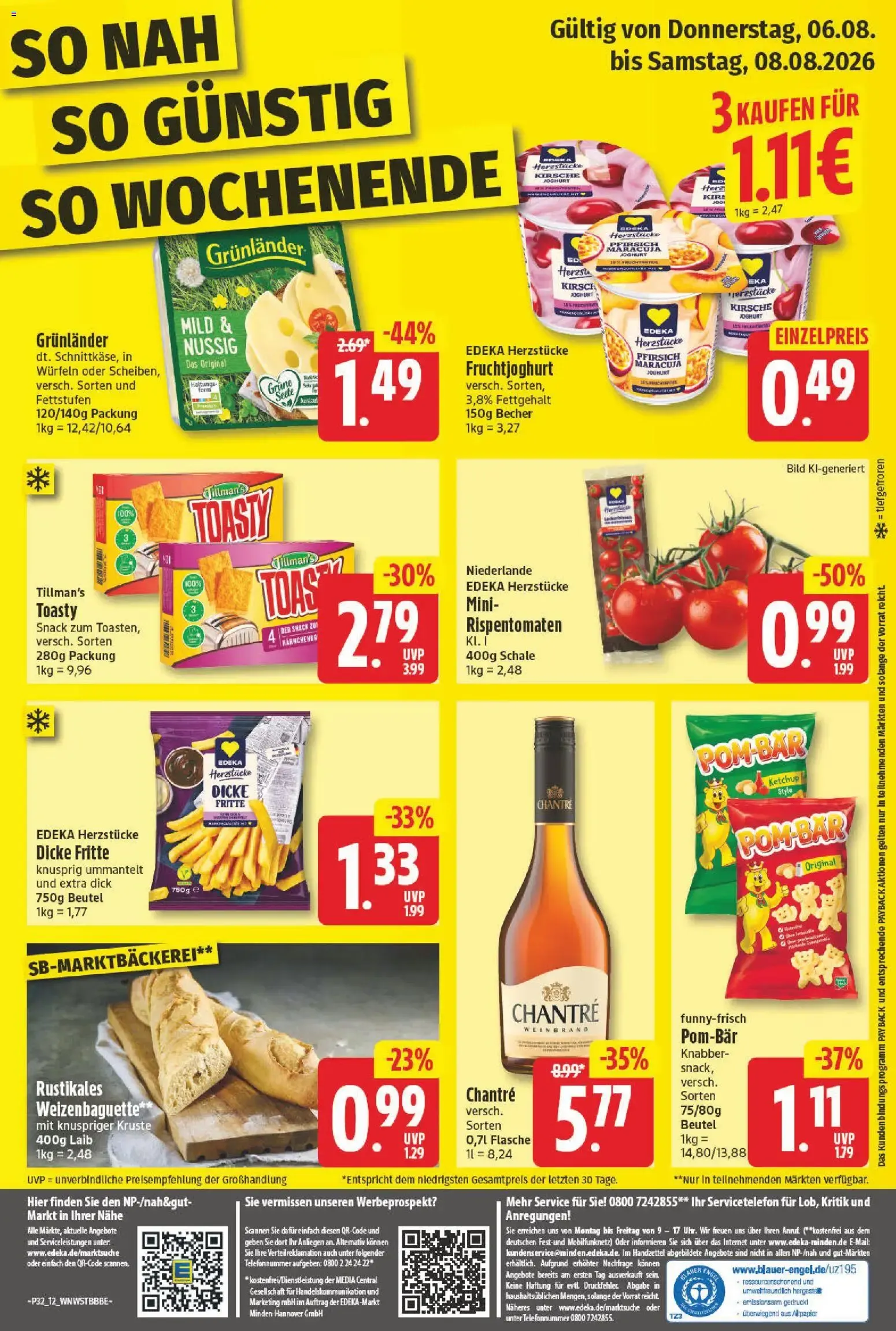 NP Partner der EDEKA: Kleine Preise - Starke Marken von 3. August bis 8. August 2026 - Prospekt seite 11