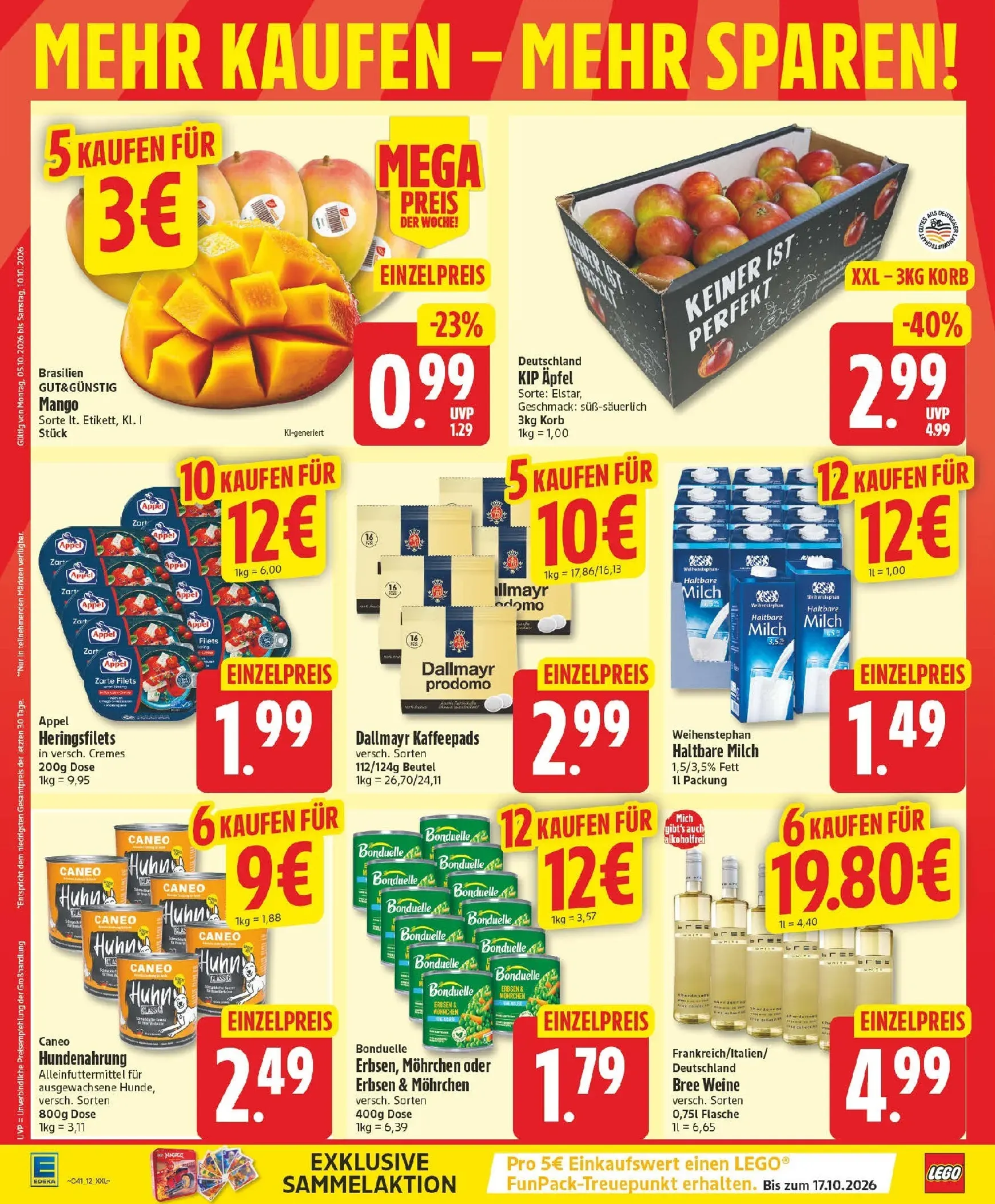 Edeka Prospekt nächste Woche – von Montag 05.10.2026 bis Samstag 10.10.2026 von 5. Oktober bis 10. Oktober 2026 - Prospekt seite 12