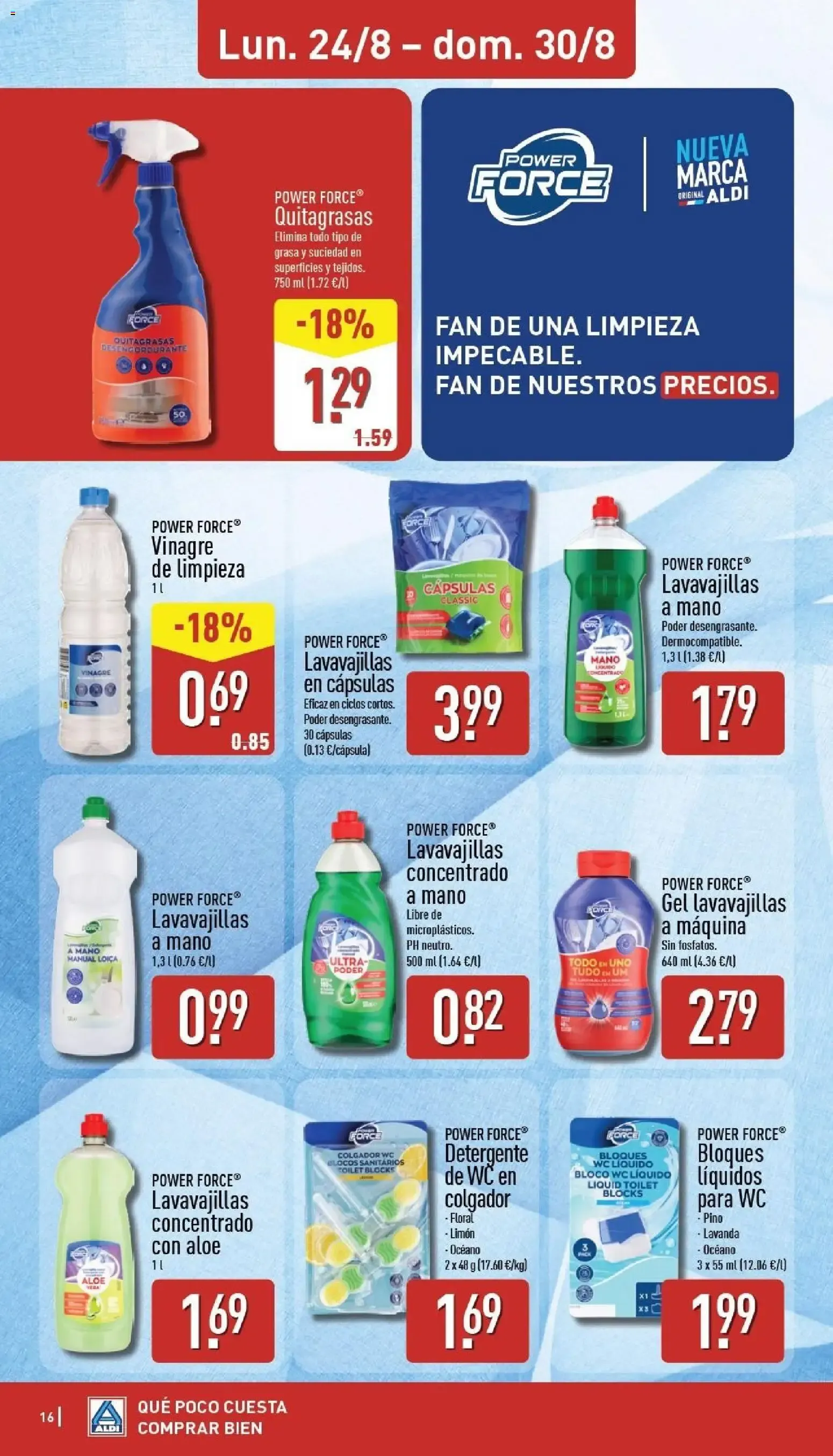 Catálogo de Aldi folleto Baleares del 24/08/2026 | Catálogo 24 de agosto al 30 de agosto 2026 - Página 16