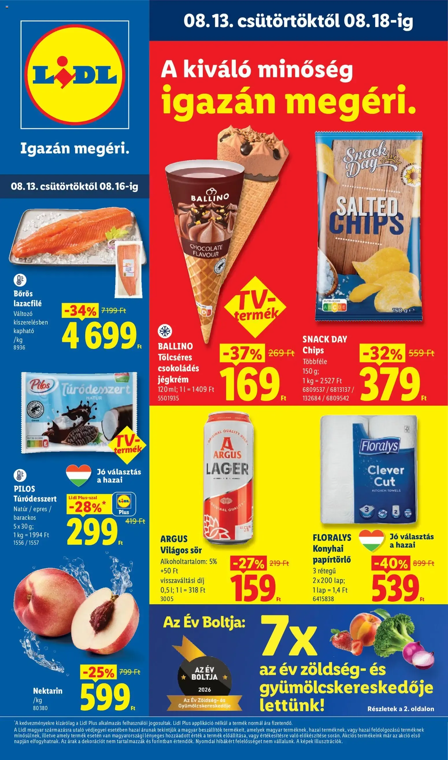 Katalógus A kiváló minőség igazán megéri. augusztus 13.-tól augusztus 18.-ig 2026. - Oldal 1