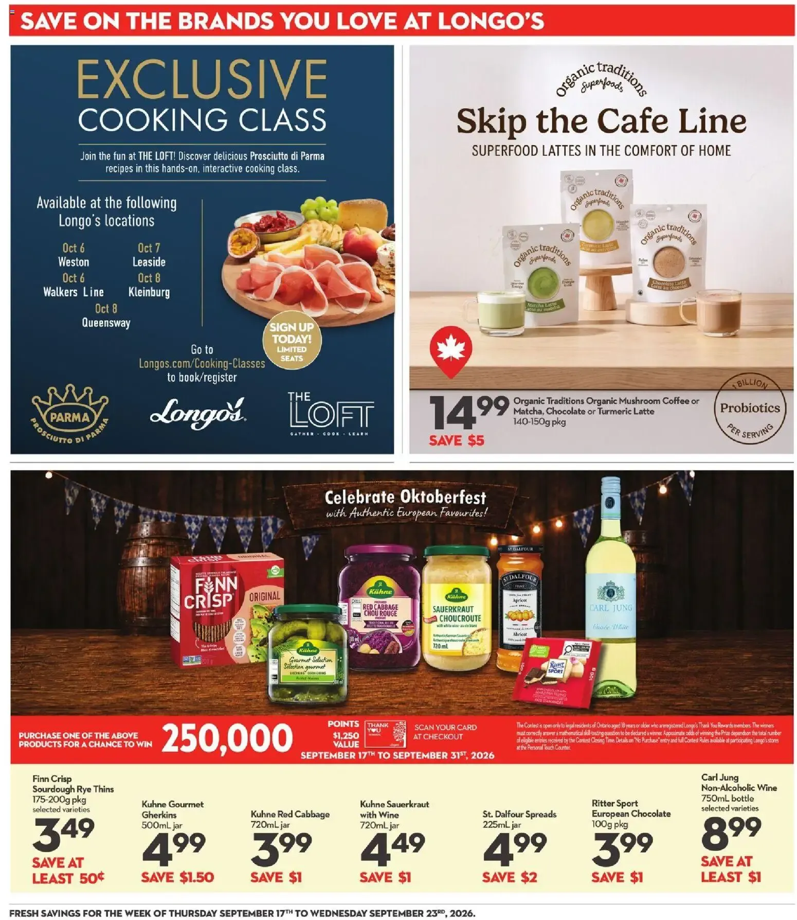 Longo's weekly flyer / circulaire from Sep 17, 2026 > weekly specials & deals from September 17 to September 23 2026 - flyer page 19