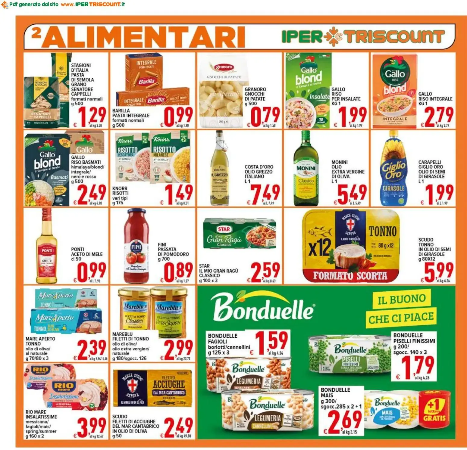 Ipertriscount volantino dal 22/07/2026 - online Offerte da 22 luglio a 30 luglio di 2026 - Pagina del volantino 2
