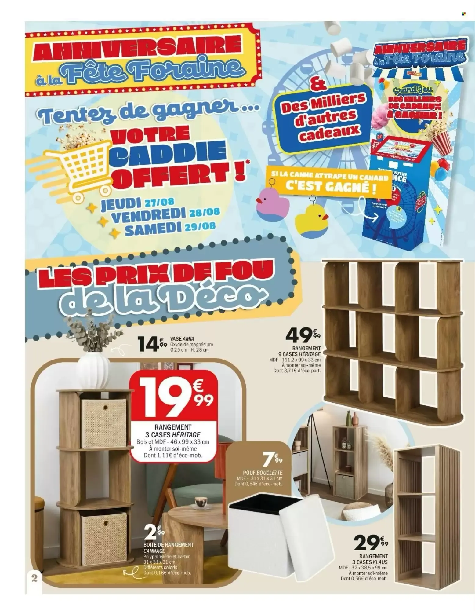 La Foir'Fouille: Anniversaire à la Fête Foraine du 26 août au 29 août 2026 - Catalogue page 2