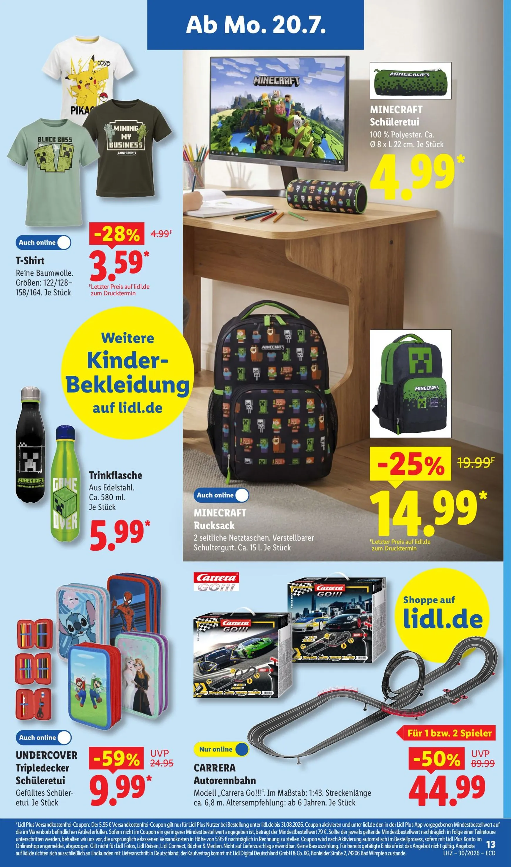 Lidl - Nonfood Prospekt nächste Woche – von Montag 20.07.2026 bis Samstag 25.07.2026 von 20. Juli bis 25. Juli 2026 - Prospekt seite 7