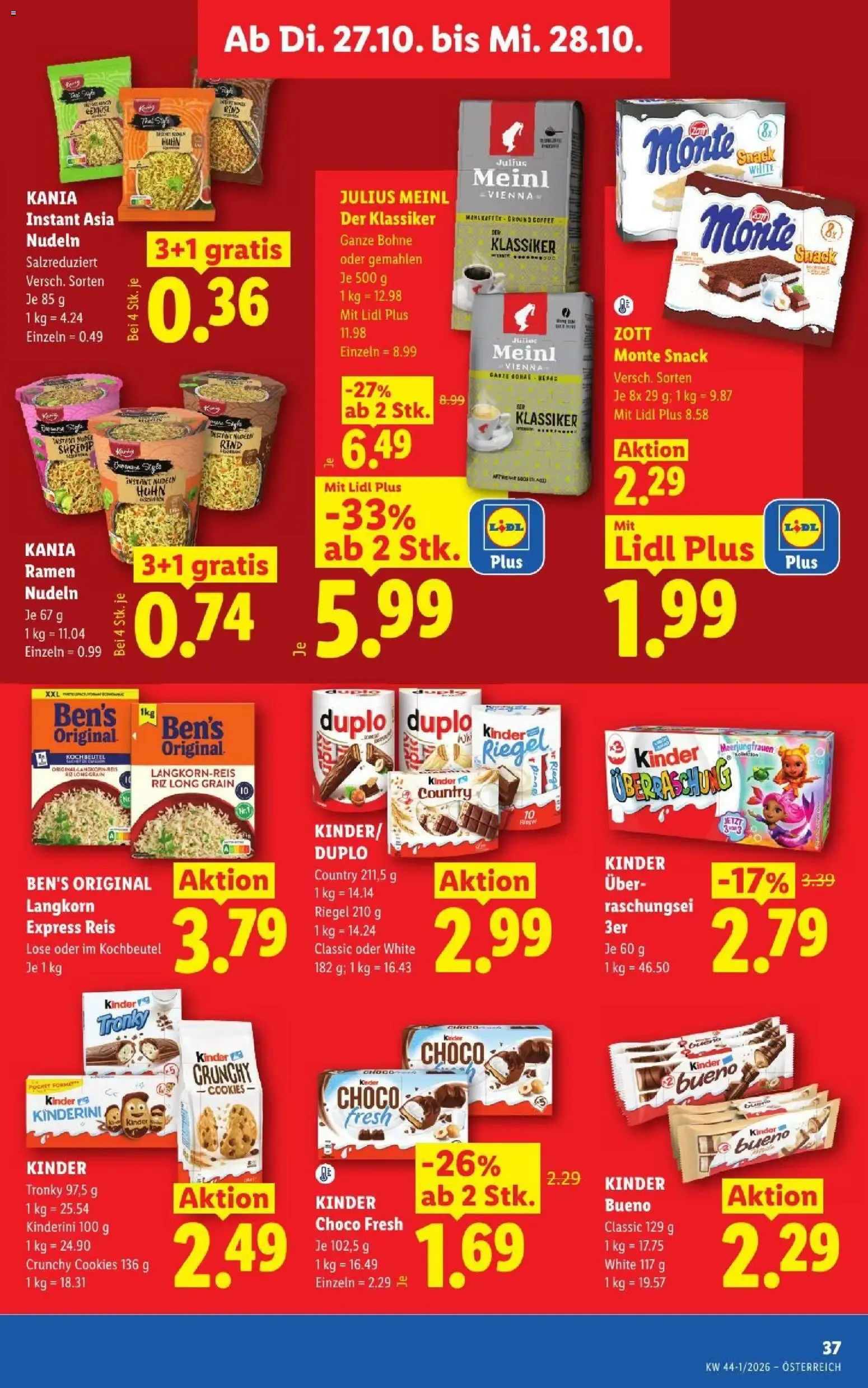 Lidl Flugblatt ab 22.10.2026 - Angebote ab donnerstag von 22. Oktober bis 24. Oktober 2026 - Flugblätt seite 46