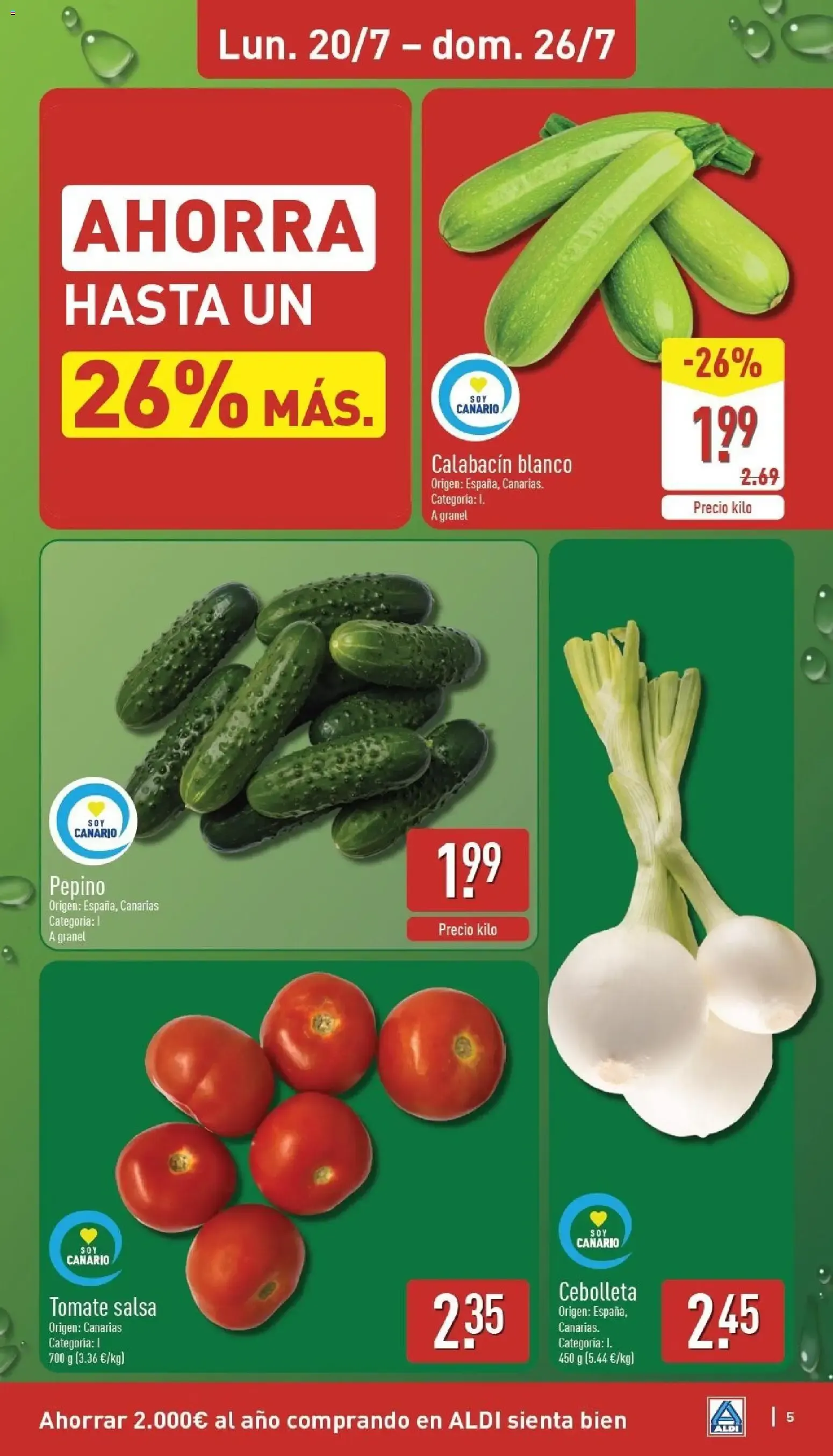 Catálogo de Aldi: Frescura a precios para la piscina 20 de julio al 26 de julio 2026 - Página 5