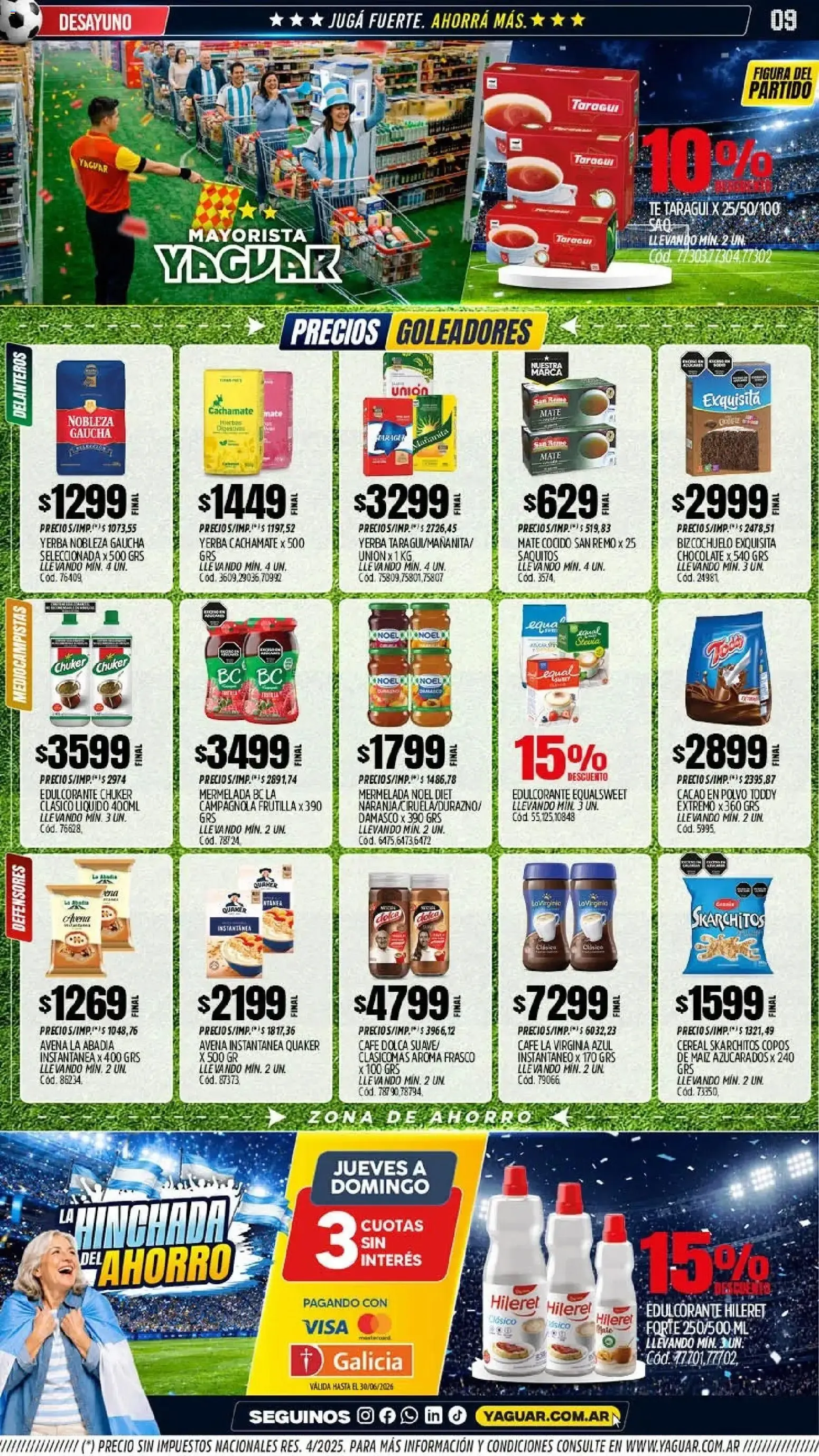 Ofertas de Mayorista Yaguar - La Hinchada del Ahorro 15 de junio al 20 de junio 2026 - Página 8 del catálogo