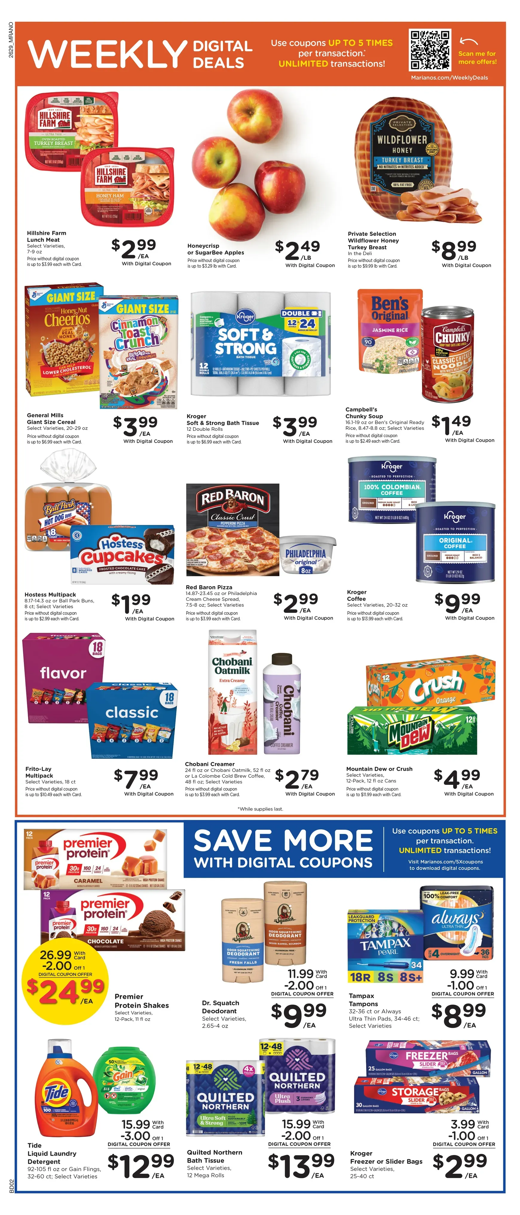 Weekly promotion Future Mariano's flyer valid from Wednesday 08/19/2026 to Tuesday 08/25/2026 spanning from August 19 to August 25 2026 - Page 5 for Catalogue 365