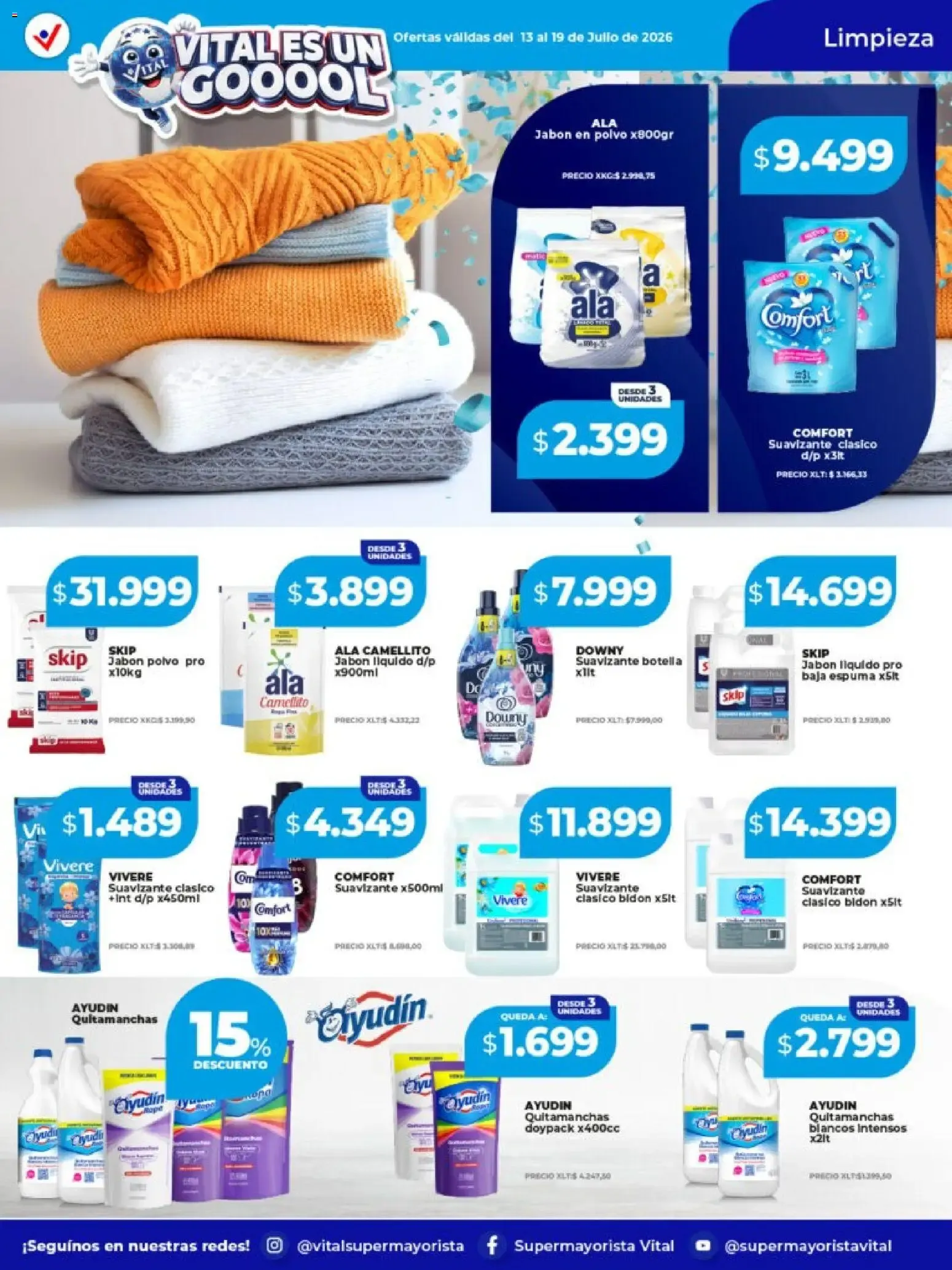 Ofertas de Vital - Ofertas || del 13/07/2026 - 19/07/2026 || Catálogo 13 de julio al 19 de julio 2026 - Página 9 del catálogo