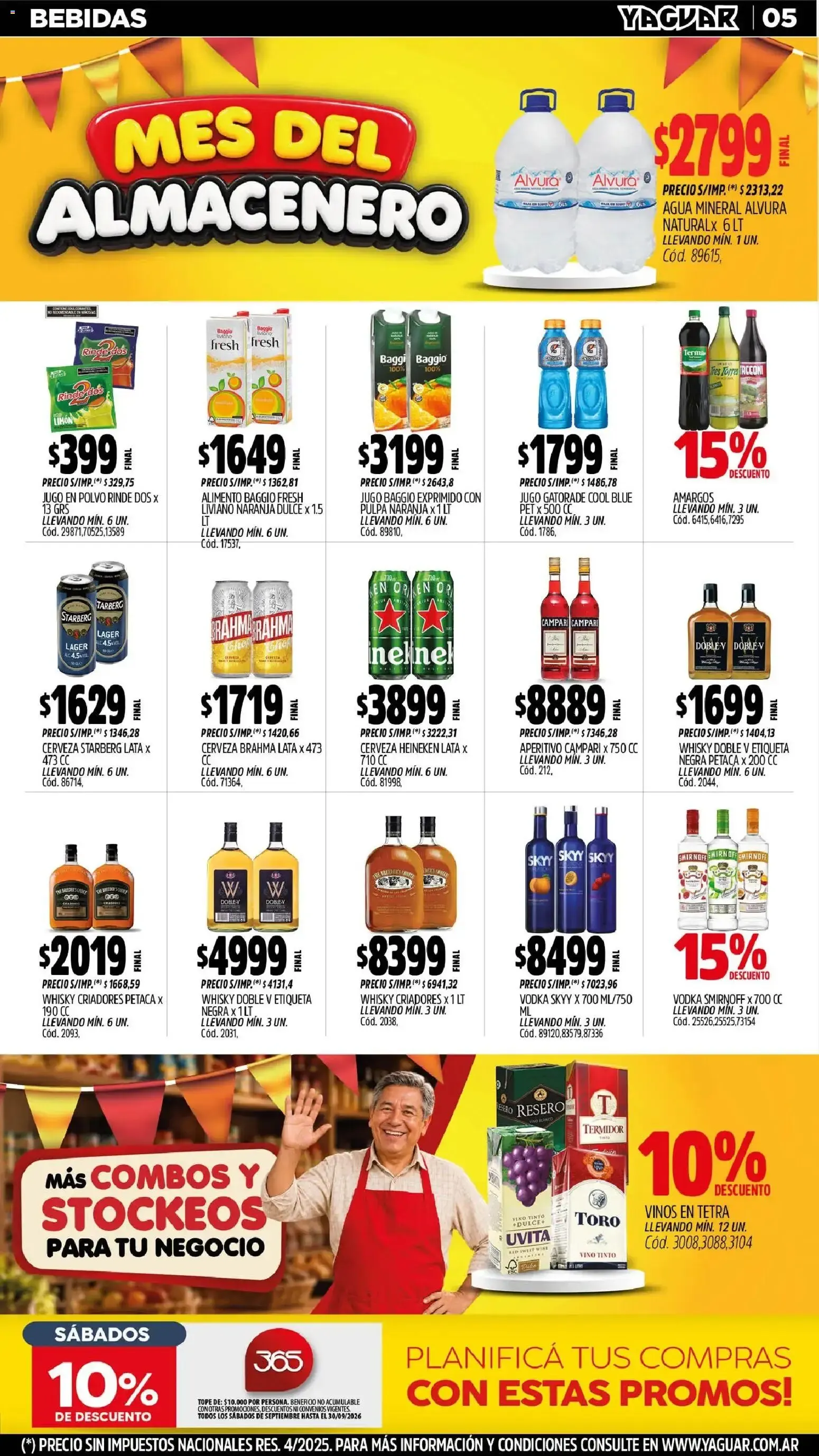 Ofertas de Mayorista Yaguar - Mes del Almacenero 31 de agosto al 5 de septiembre 2026 - Página 5 del catálogo