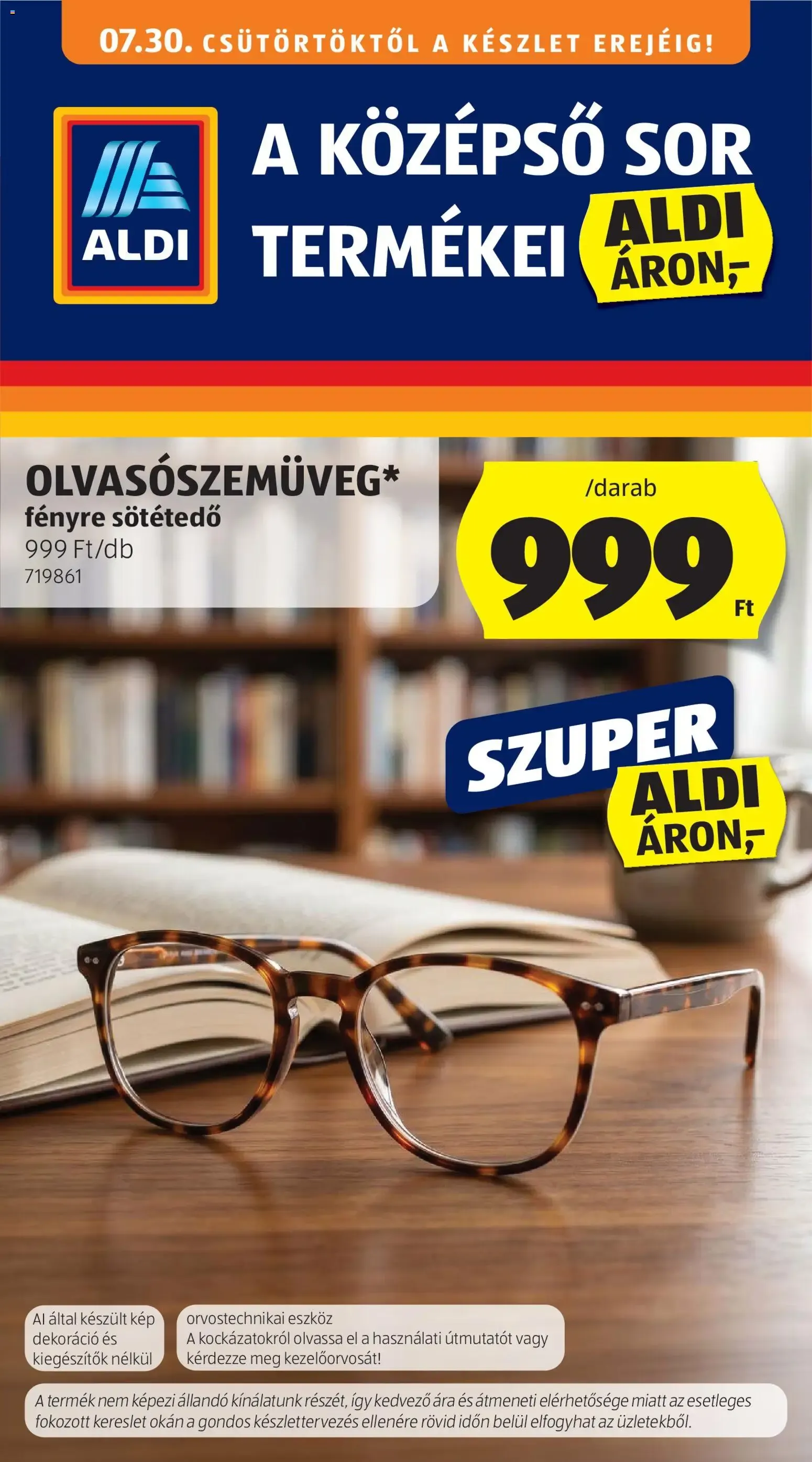 Katalógus A KÖZÉPSŐ SOR TERMÉKEI július 30.-tól augusztus 5.-ig 2026. - Oldal 1