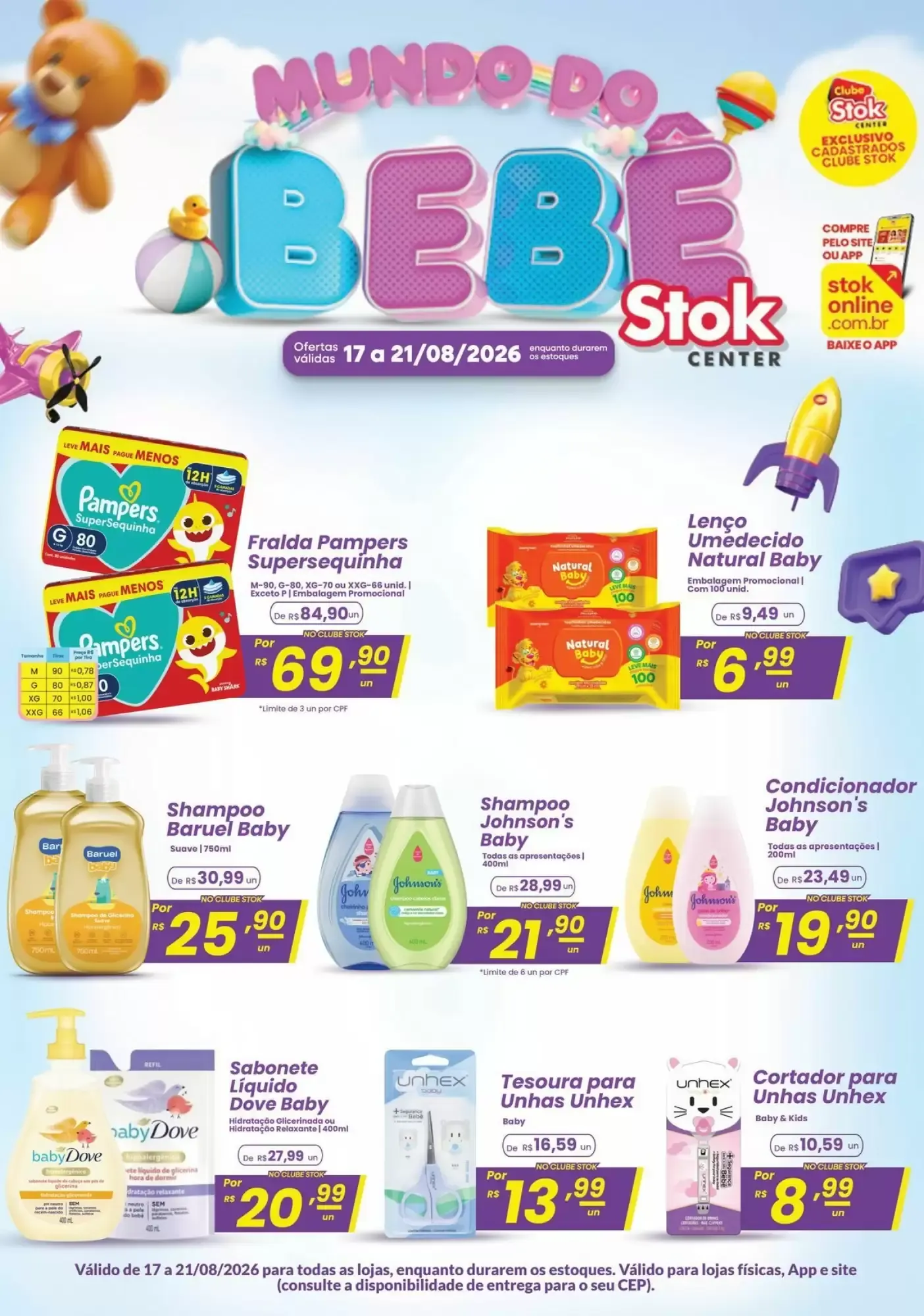 Encarte de Mundo do Bebê Stok Center 17 de agosto até 21 de agosto 2026 - Pagina 1