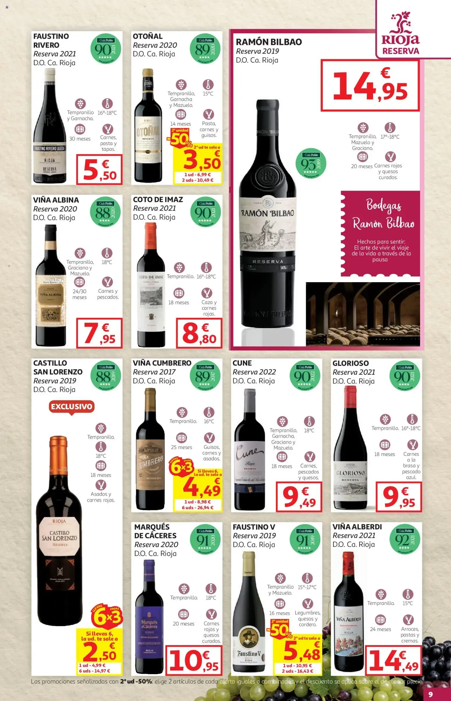 Catálogo de Feria del Vino Alcampo 8 de octubre al 25 de octubre 2026 - Página 9