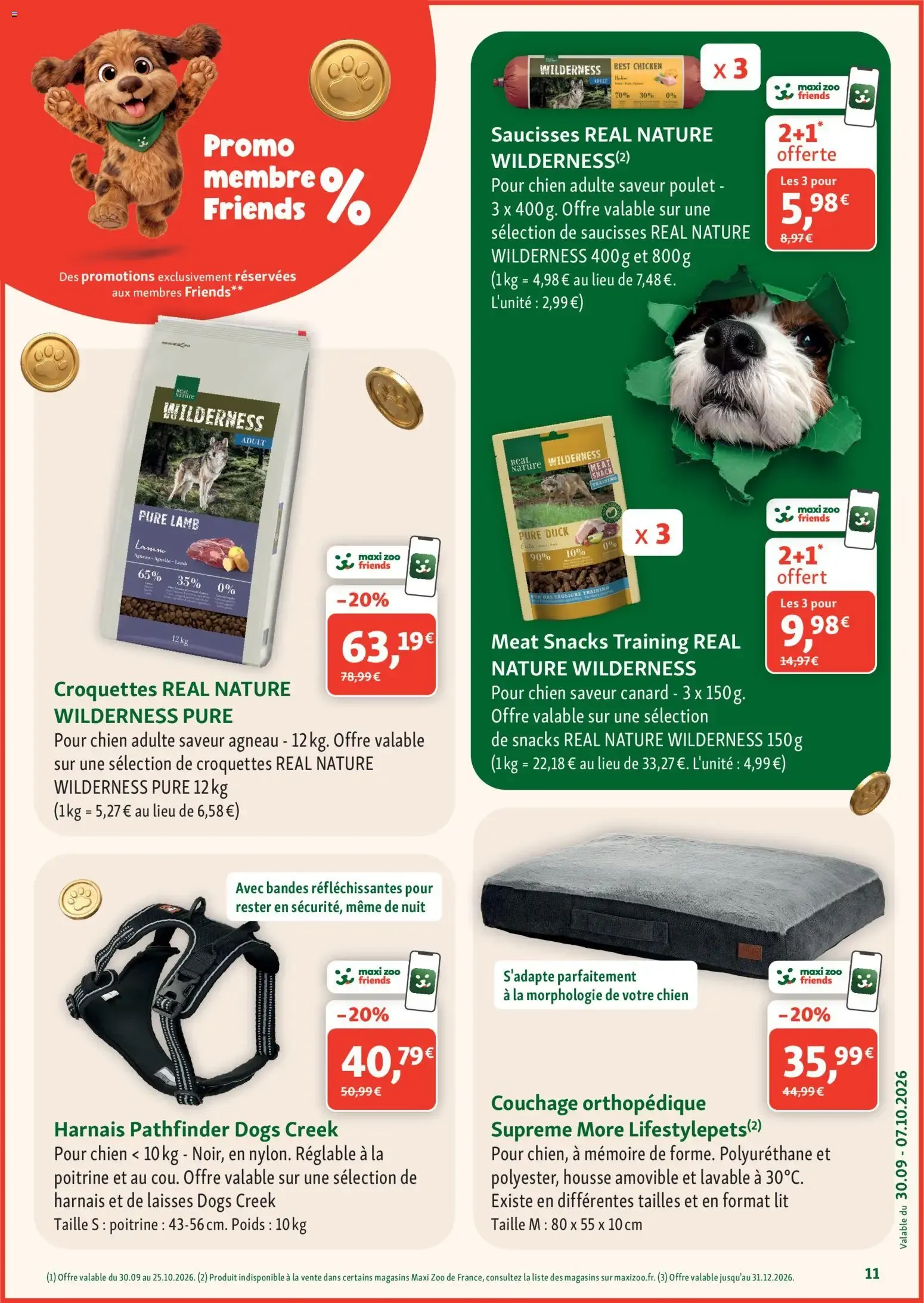 Maxi ZOO catalogue 30/09/2026 - nouveau prospectus du 30 septembre au 7 octobre 2024 - Catalogue page 11