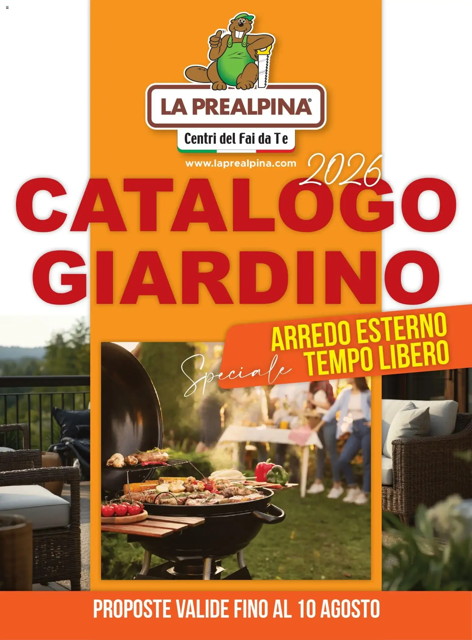 La Prealpina Catalogo Giardino Arredo Esterno Tempo Libero 2026 da 8 giugno a 10 agosto di 2026 - Pagina del volantino 1