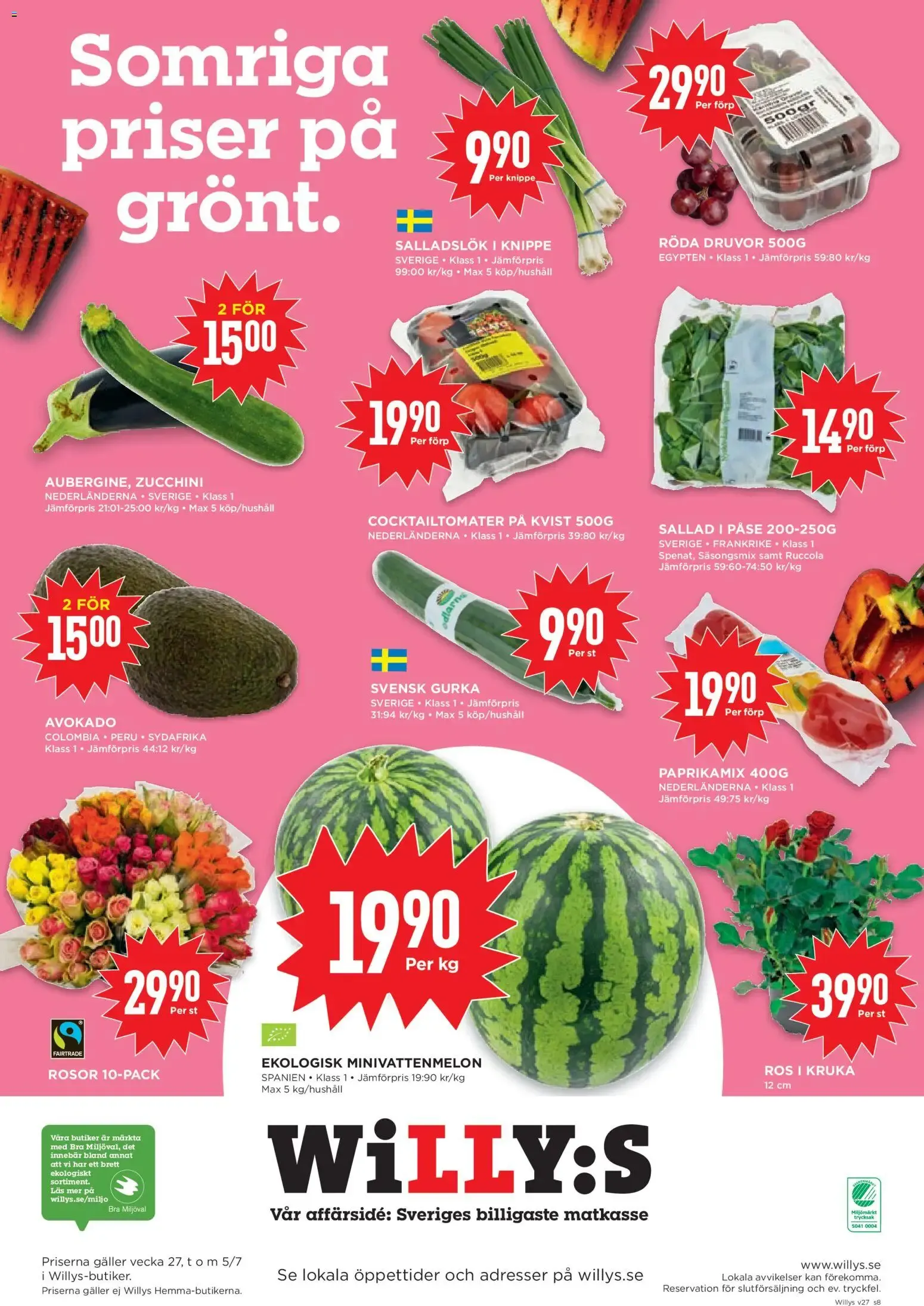 WILLY:S från 29 juni till 5 juli 2026 - Reklamblad sidor 8