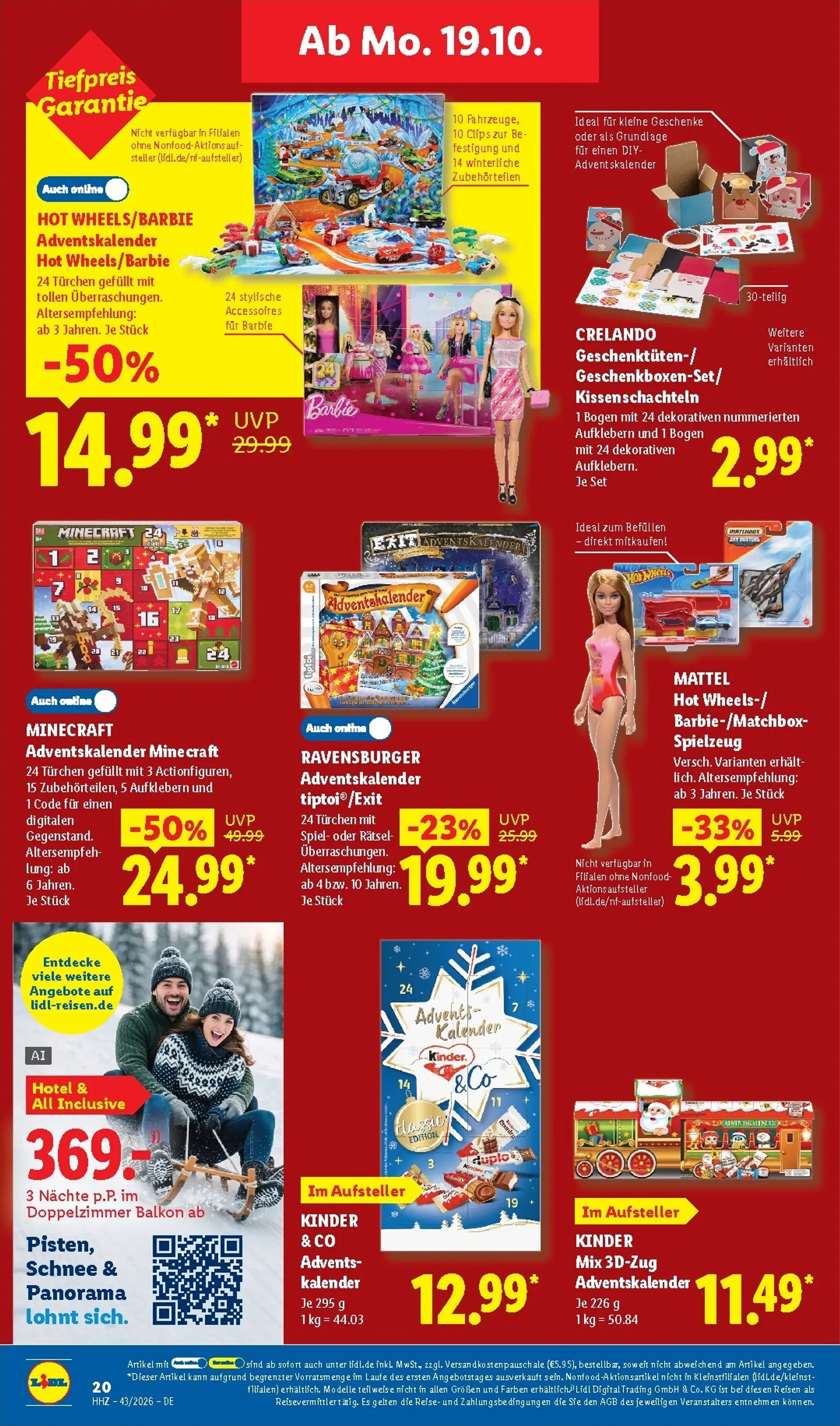Lidl - Angebot der Woche Prospekt nächste Woche – von Montag 19.10.2026 bis Samstag 24.10.2026 von 19. Oktober bis 24. Oktober 2026 - Prospekt seite 6