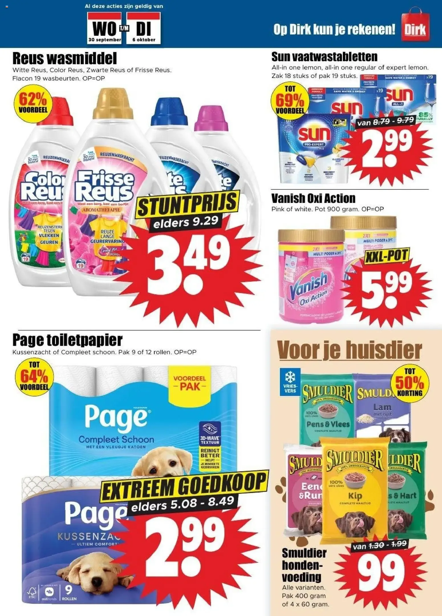 Dirk | Robijn wasverzachter aanbieding van 30 september tot 6 oktober 2026 - Folder pagina 19