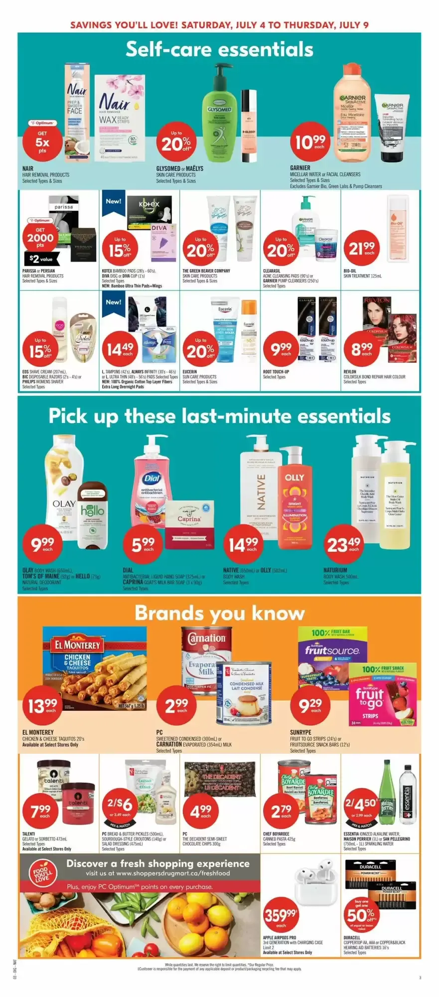 Shoppers Drug Mart flyer week 27 from July 4 to July 9 2026 - flyer page 15