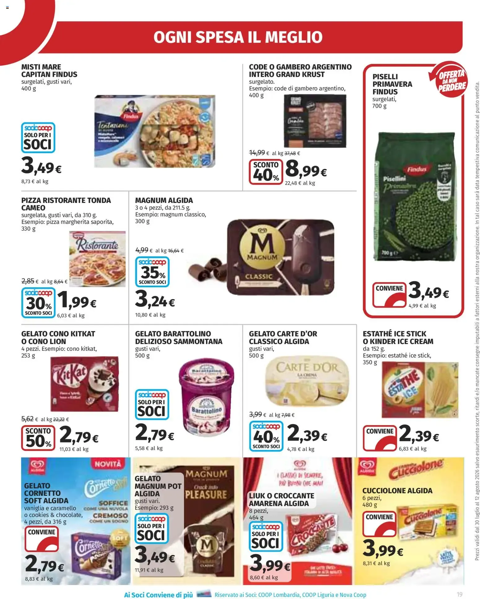 Anteprima volantino Ipercoop dal 30/07/2026 - nuovo offerte da 30 luglio a 12 agosto di 2026 - Pagina del volantino 19
