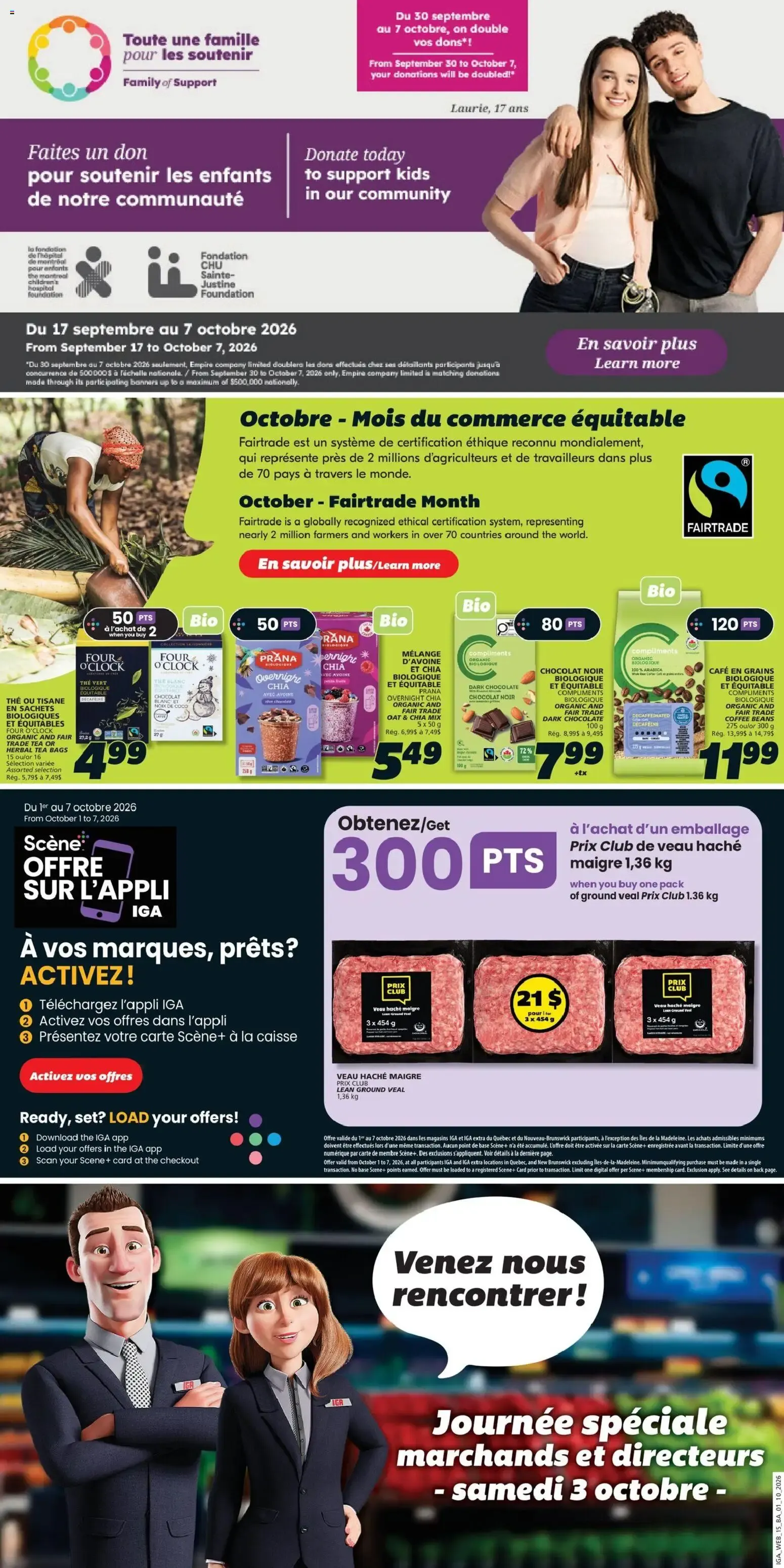 IGA weekly flyer / circulaire from Oct 1, 2026 > weekly specials & deals from October 1 to October 7 2026 - flyer page 18