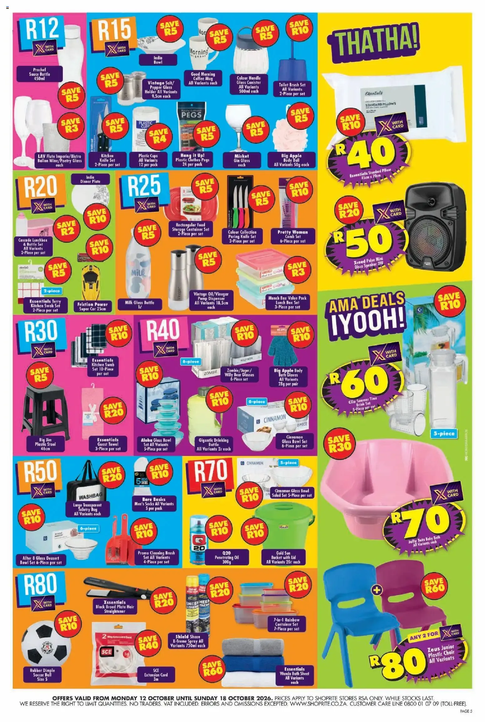 Shoprite Rand A Rama from 12 October to 18 October 2026 - Catalogue Page 5