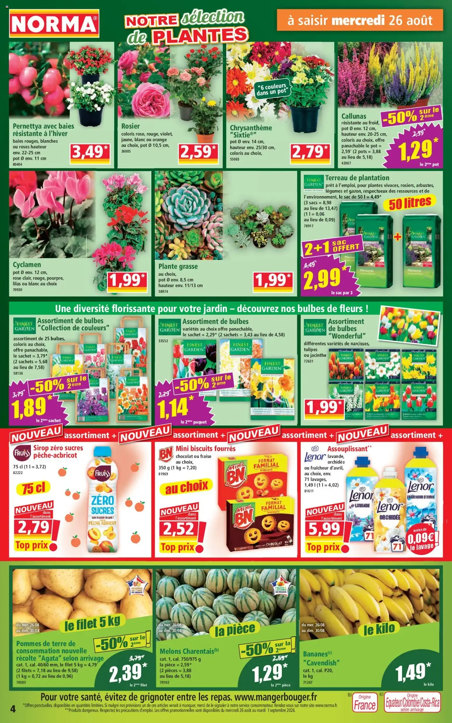 Norma Votre Discounter Régional - Promotions du 26 août du 26 août au 1 septembre 2026 - Catalogue page 4