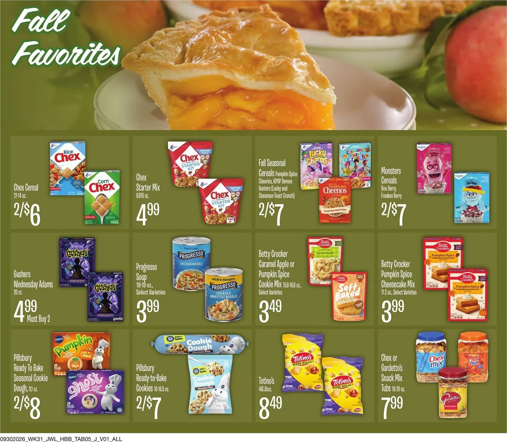 Weekly promotion Jewel Osco - Fall Savings Start Here spanning from September 30 to October 27 2026 - Page 5 for Catalogue 365