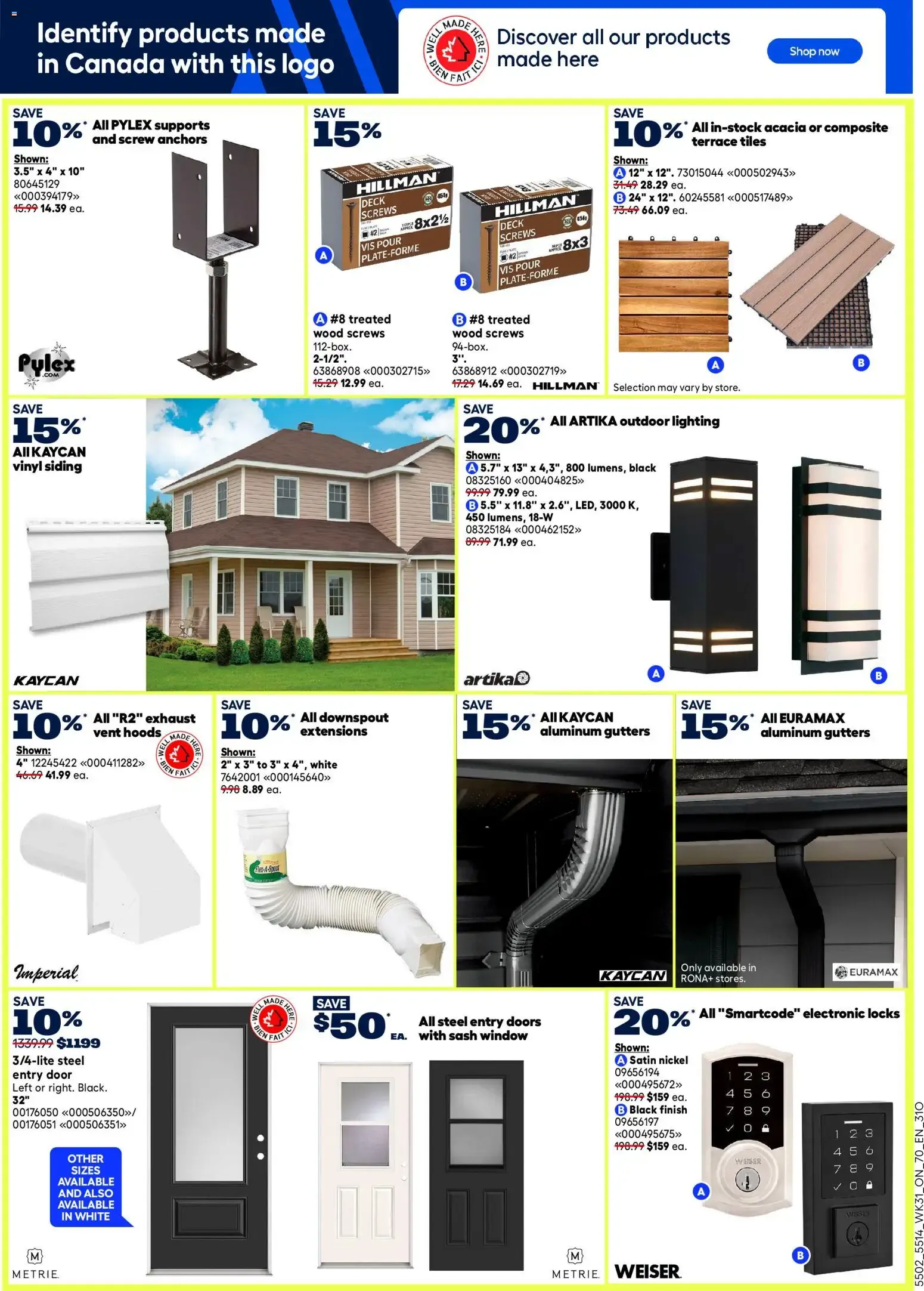 15% off regular-priced items with a $100 purchase from August 28 to August 30 2026 - flyer page 12