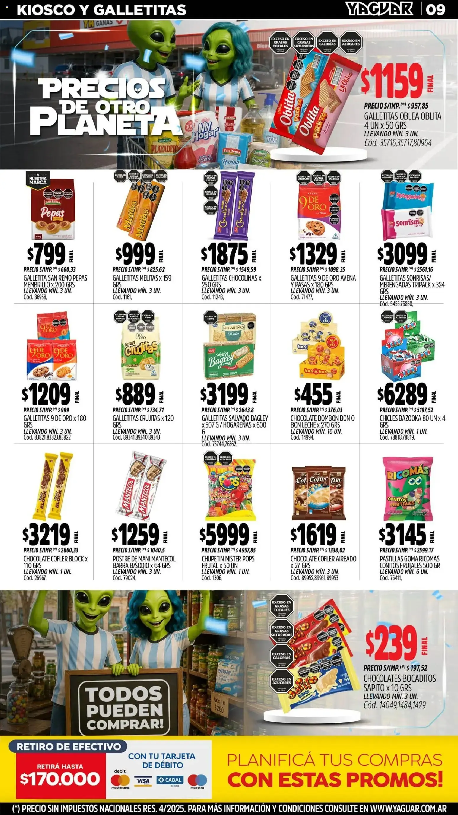 Ofertas de Yaguar - Oferta Semanal Mar del Plata del 29/06/2026 - 04/07/2026 29 de junio al 4 de julio 2026 - Página 9 del catálogo