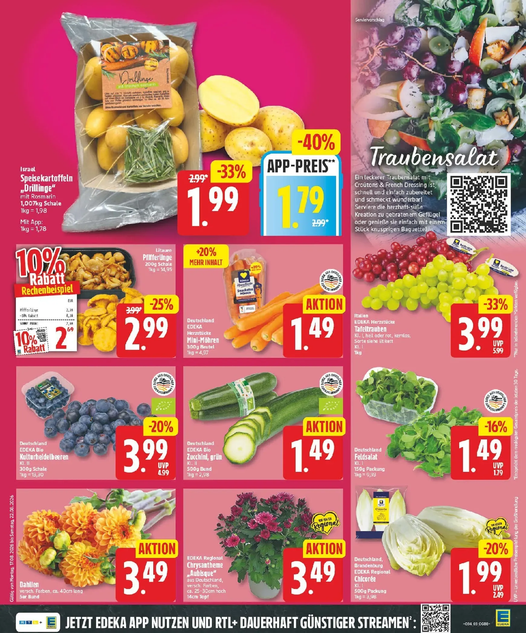 Edeka Prospekt nächste Woche – von Montag 17.08.2026 bis Samstag 22.08.2026 von 17. August bis 22. August 2026 - Prospekt seite 3