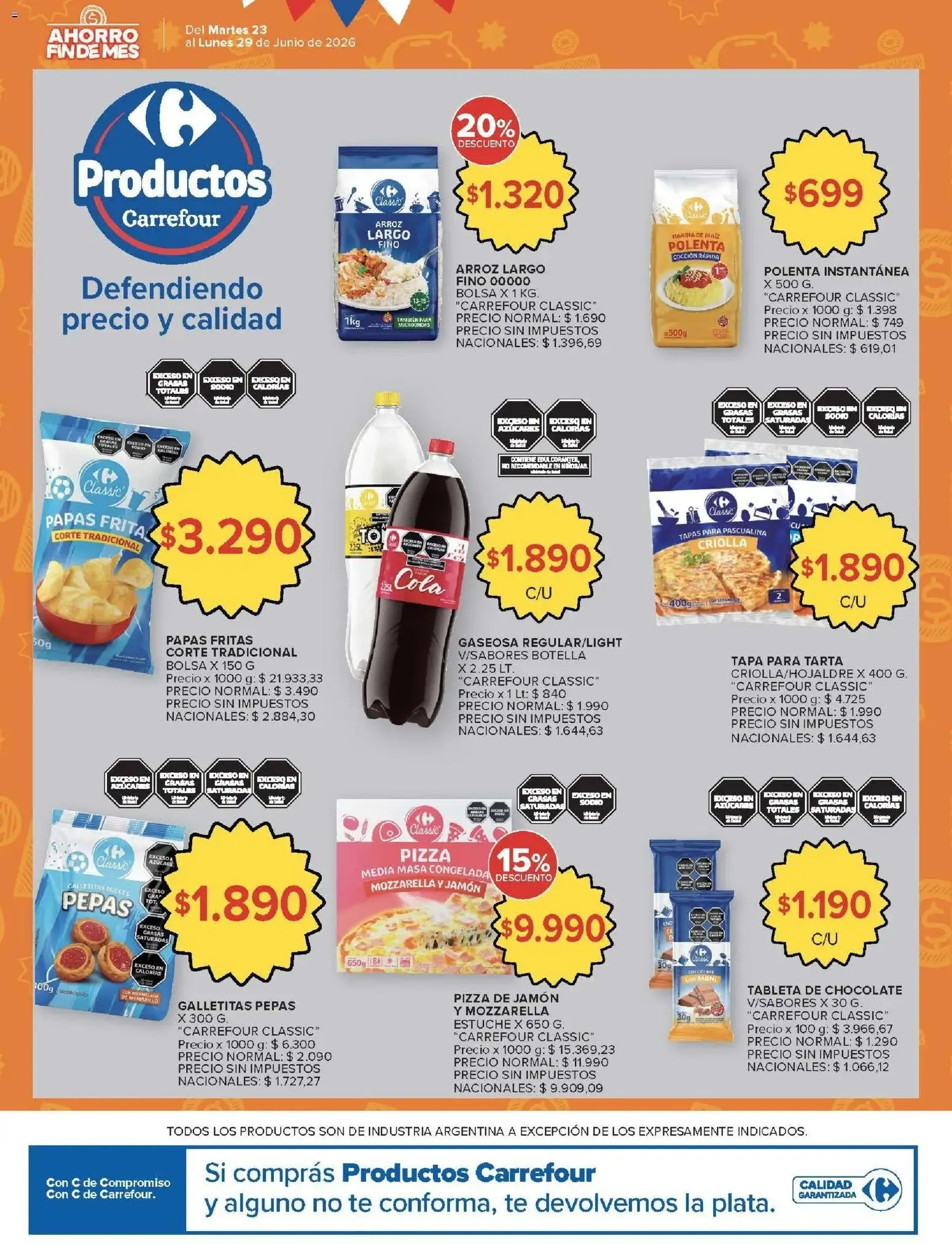 Ofertas de Carrefour: Ofertas de Hiper y Market - Ahorro Fin de Mes 23 de junio al 29 de junio 2026 - Página 18 del catálogo