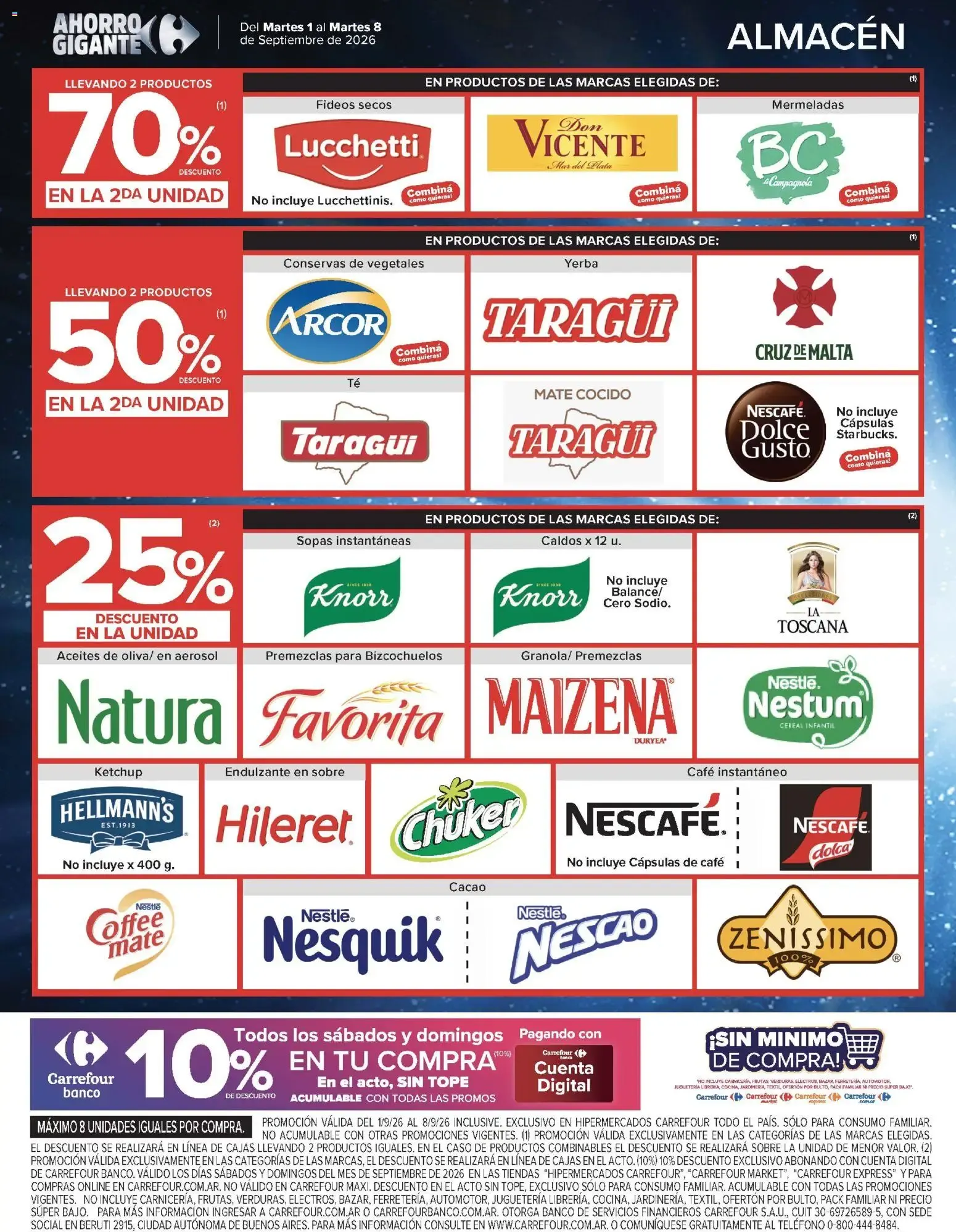 Ofertas de AHORRO GIGANTE 1 de septiembre al 8 de septiembre 2026 - Página 6 del catálogo