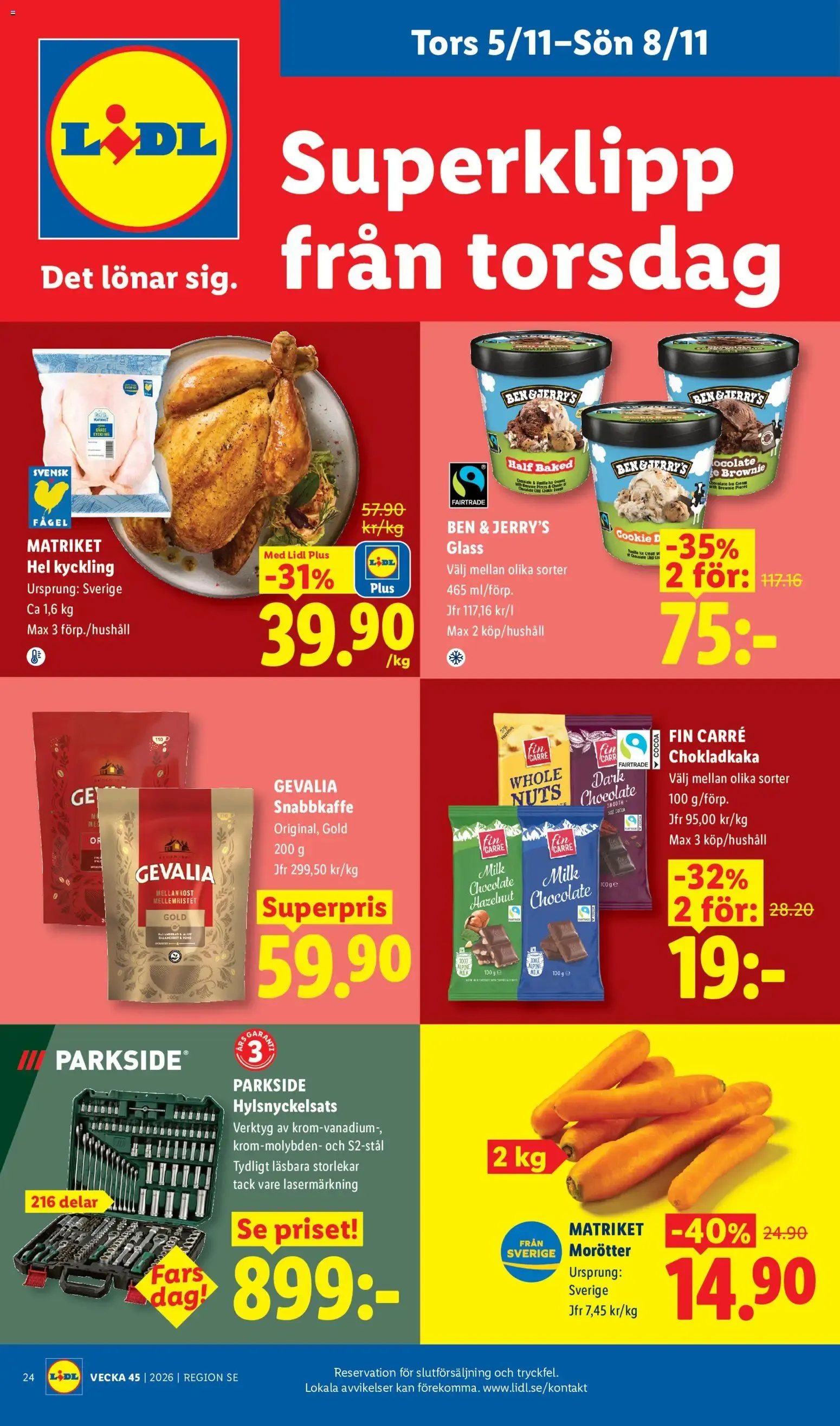 Lidl - erbjudanden från 02/11/2026 - 08/11/2026 > Reklamblad nuvarande rabatter från 2 november till 8 november 2026 - Reklamblad sidor 27