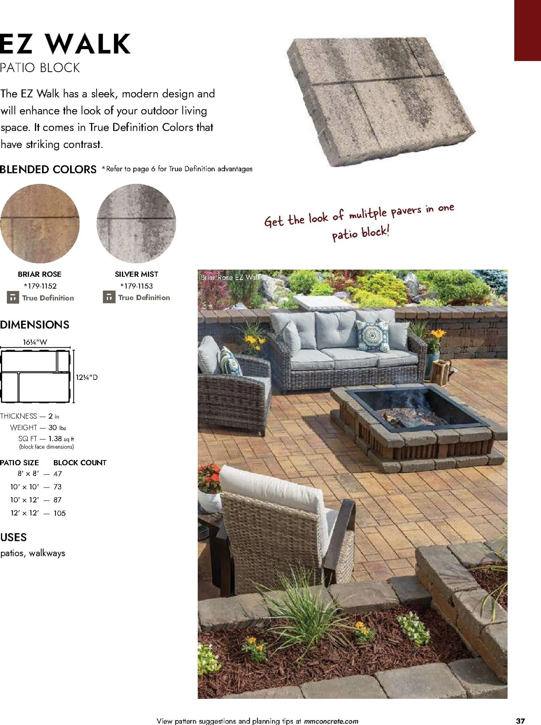 Weekly ad Current Menards - Landscape Block Catalog leaflet valid from Thursday 04/02/2026 to Thursday 12/31/2026 from April 2 to December 31 2026 - Page 38