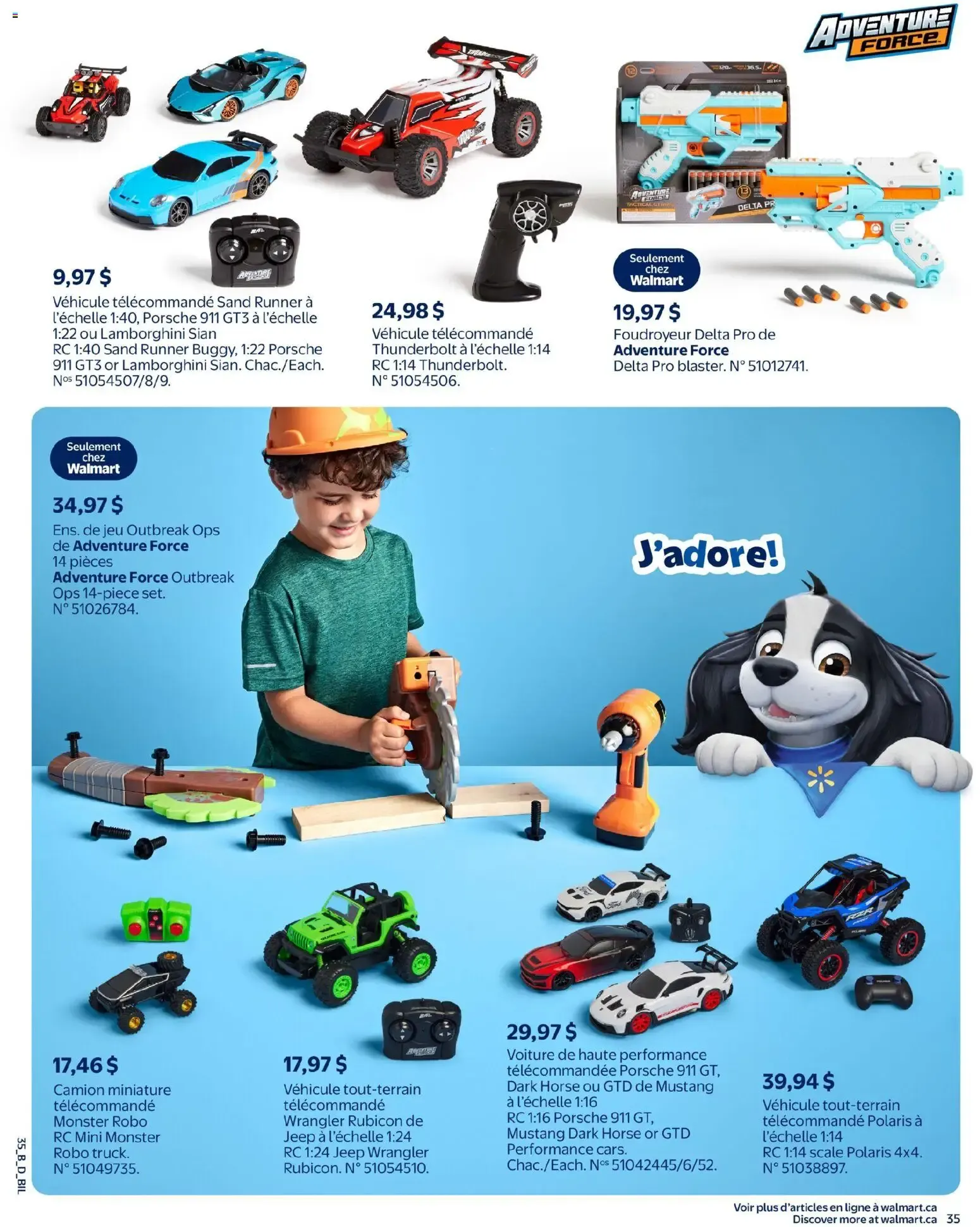 Walmart circulaire - Livret des jouets from Oct 15, 2026 > weekly specials & deals from October 15 to December 23 2026 - flyer page 45