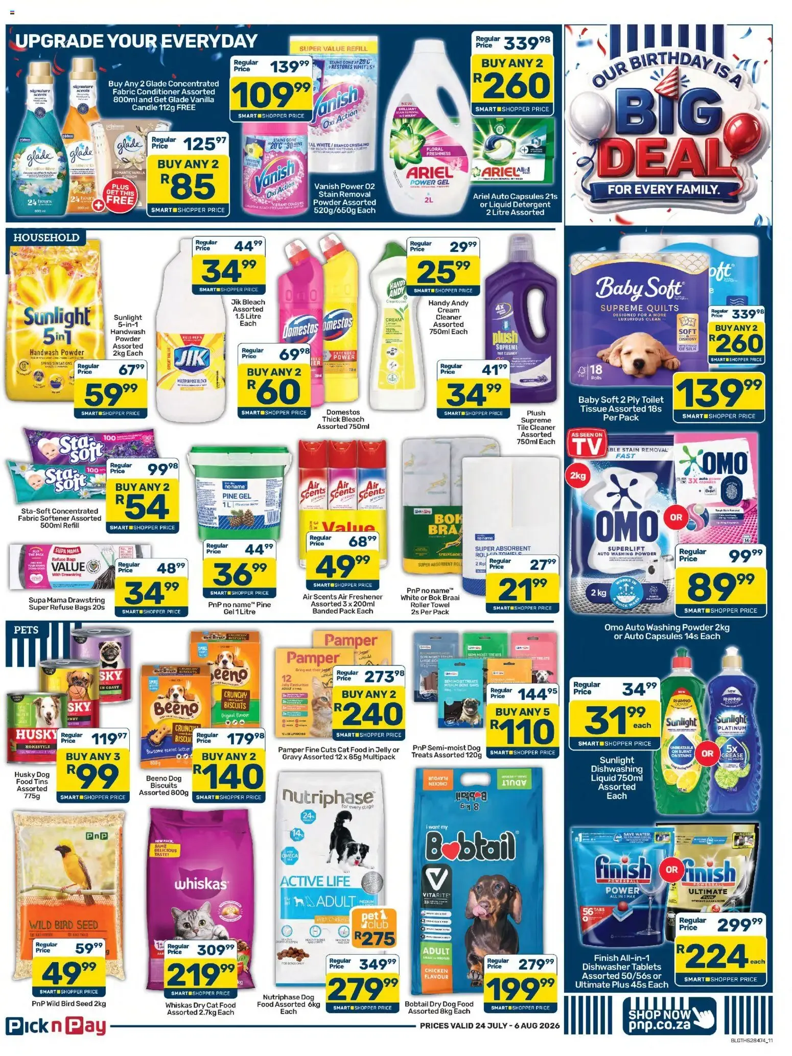 Pick n Pay Inland Provinces - Birthday Specials (24/07/2026 - 06/08/2026) Online from 24 July to 6 August 2026 - Catalogue Page 11