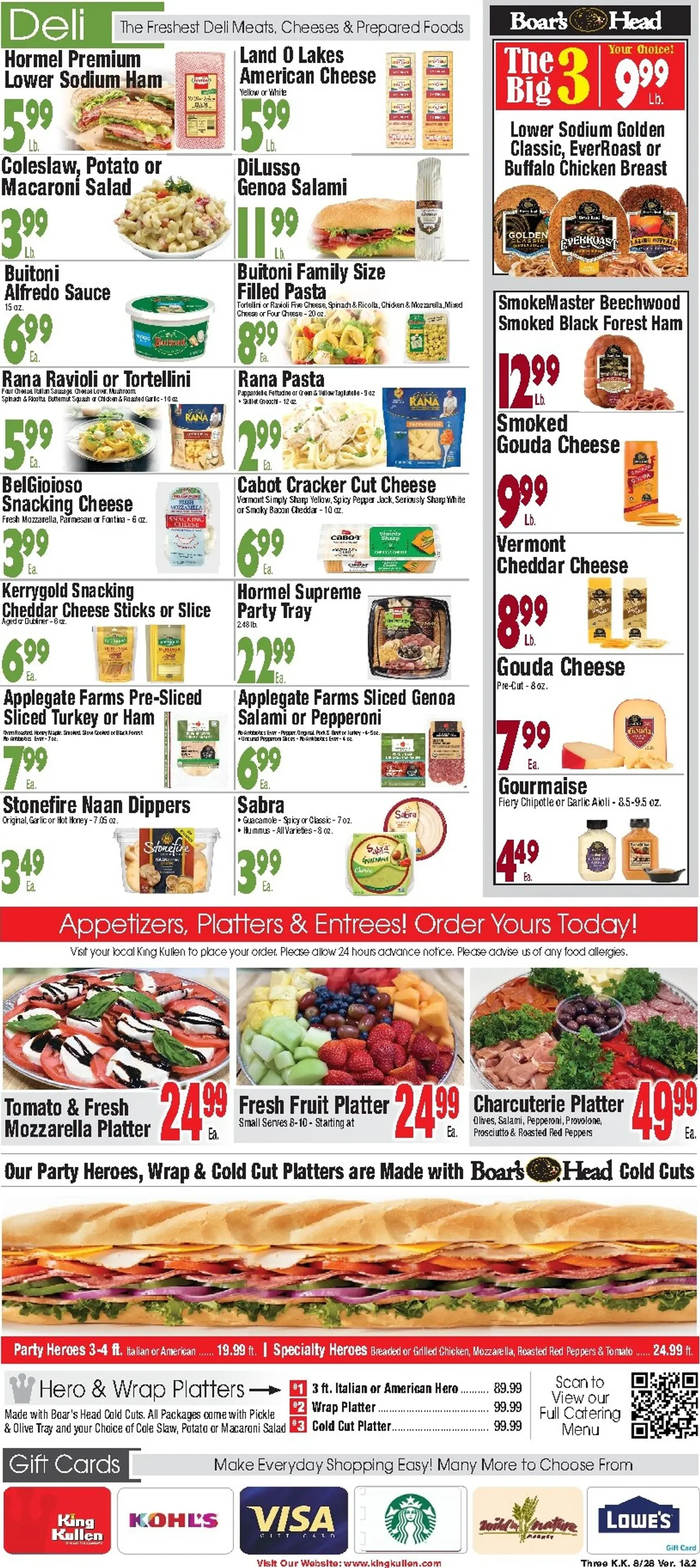 Weekly ad Current King Kullen leaflet valid from Friday 08/28/2026 to Thursday 09/03/2026 from August 28 to September 3 2026 - Page 3