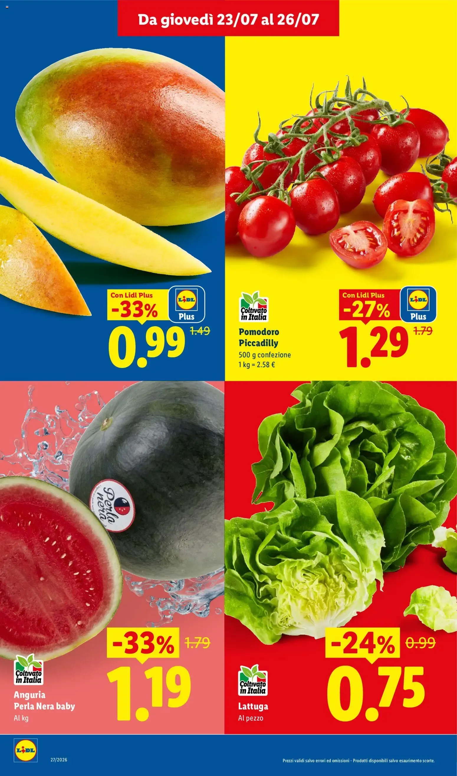 Lidl: Fresca e conveniente? Vale davvero. da 23 luglio a 29 luglio di 2026 - Pagina del volantino 2