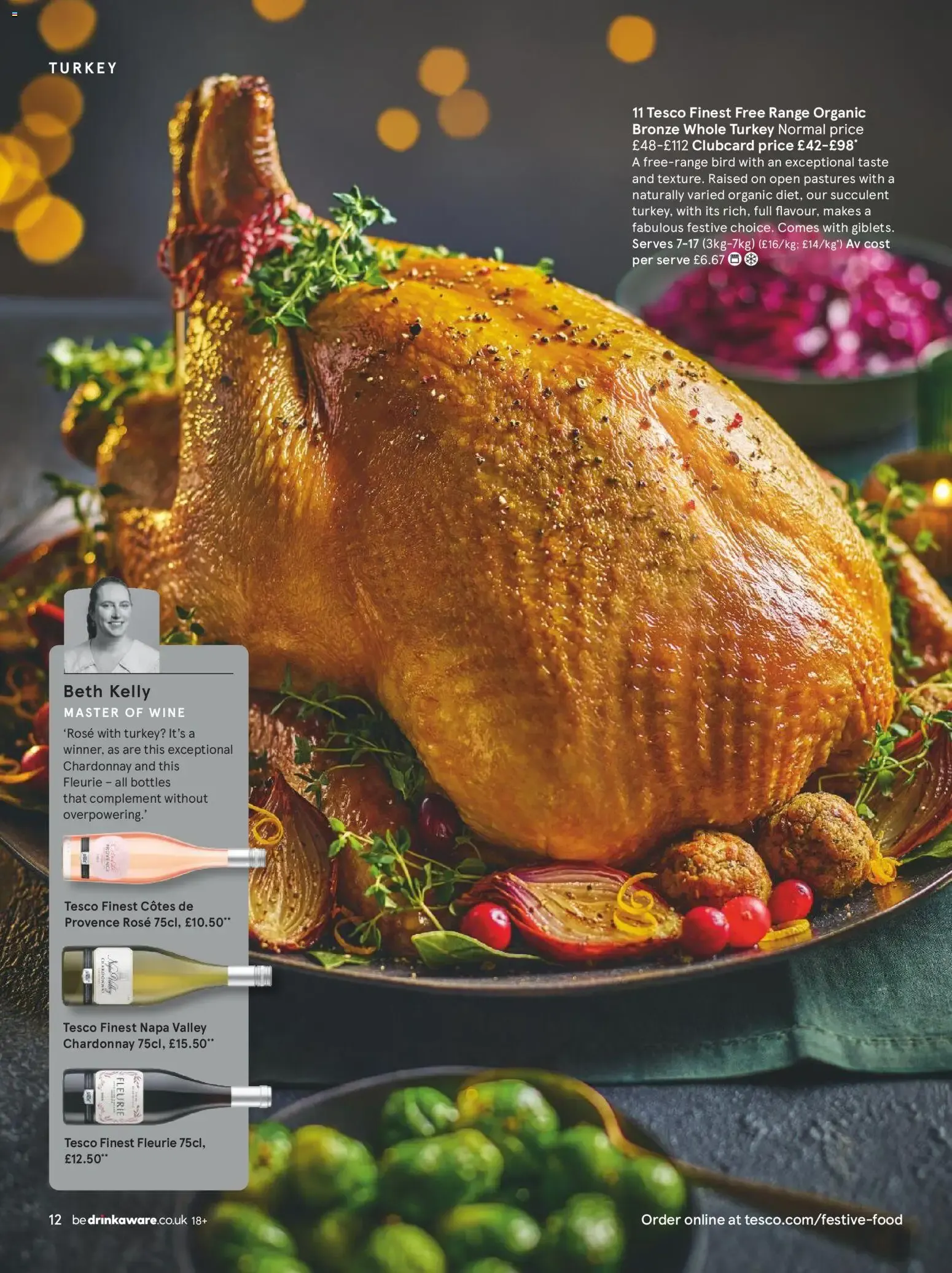 TESCO finest FESTIVE FOOD TO ORDER from 1 October to 31 October 2026 - Catalogue Page 12